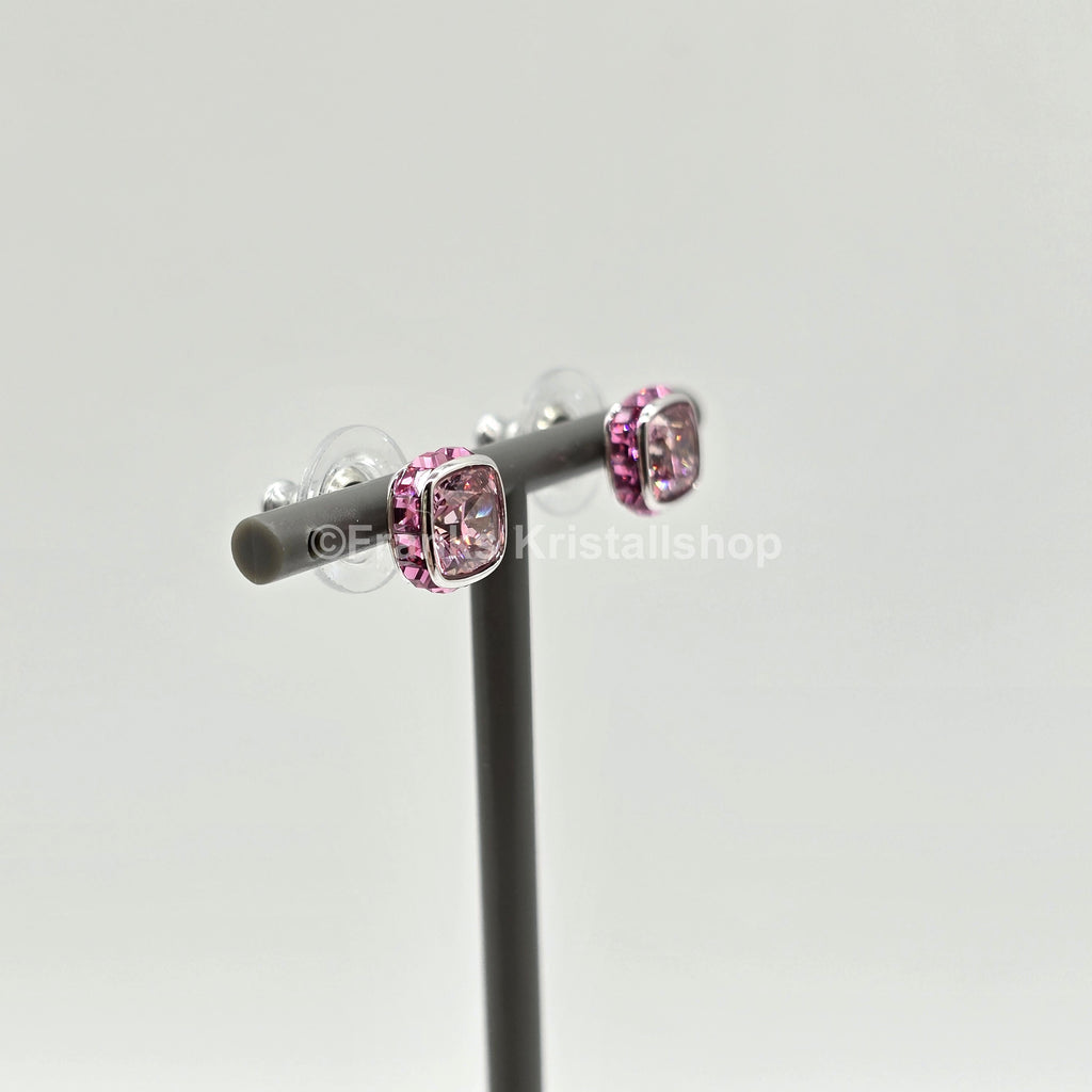 SWAROVSKI Birthstone Ohrstecker, Oktober, Rosa, Rhodiniert 5661960