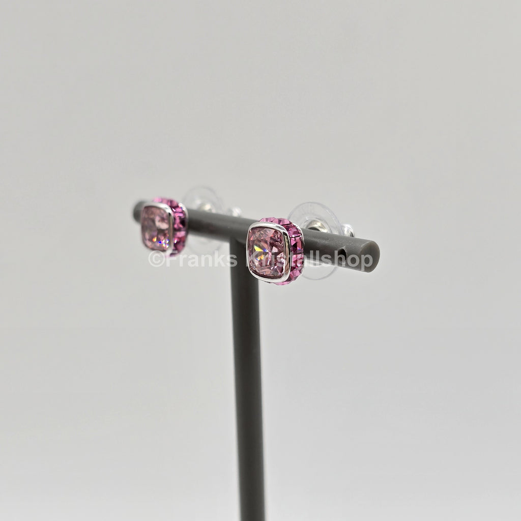SWAROVSKI Birthstone Ohrstecker, Oktober, Rosa, Rhodiniert 5661960