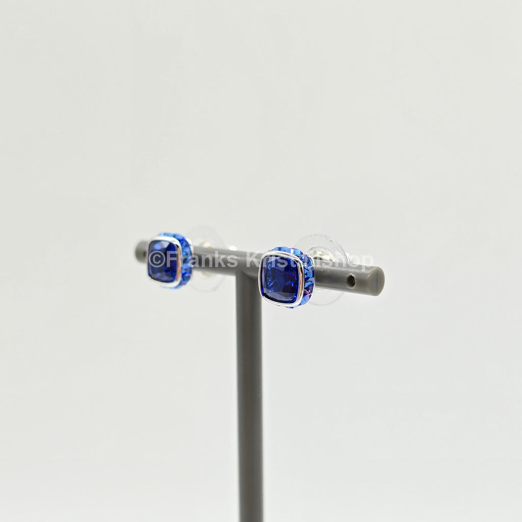 SWAROVSKI Birthstone Ohrstecker, September, Blau, Rhodiniert 5660803