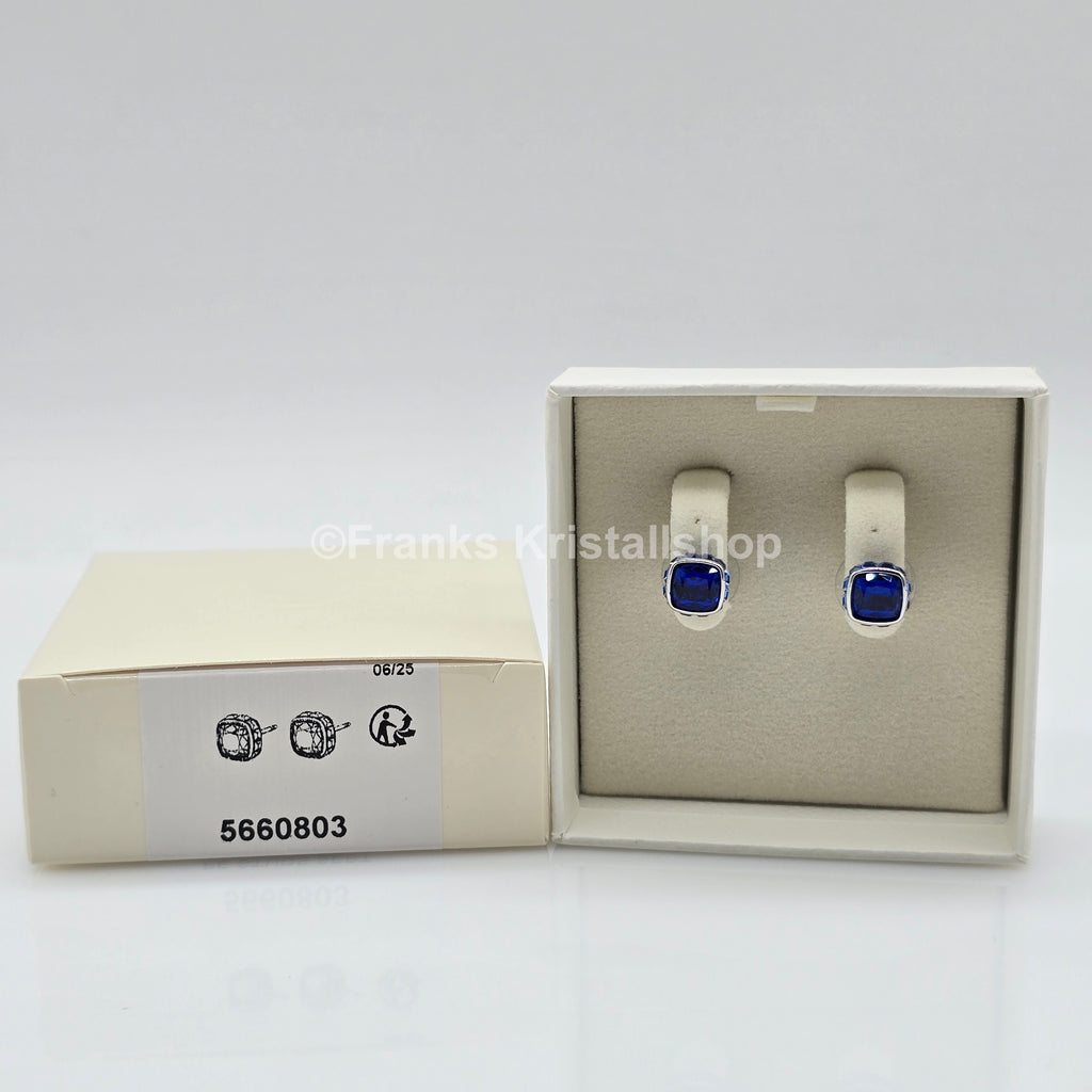 SWAROVSKI Birthstone Ohrstecker, September, Blau, Rhodiniert 5660803