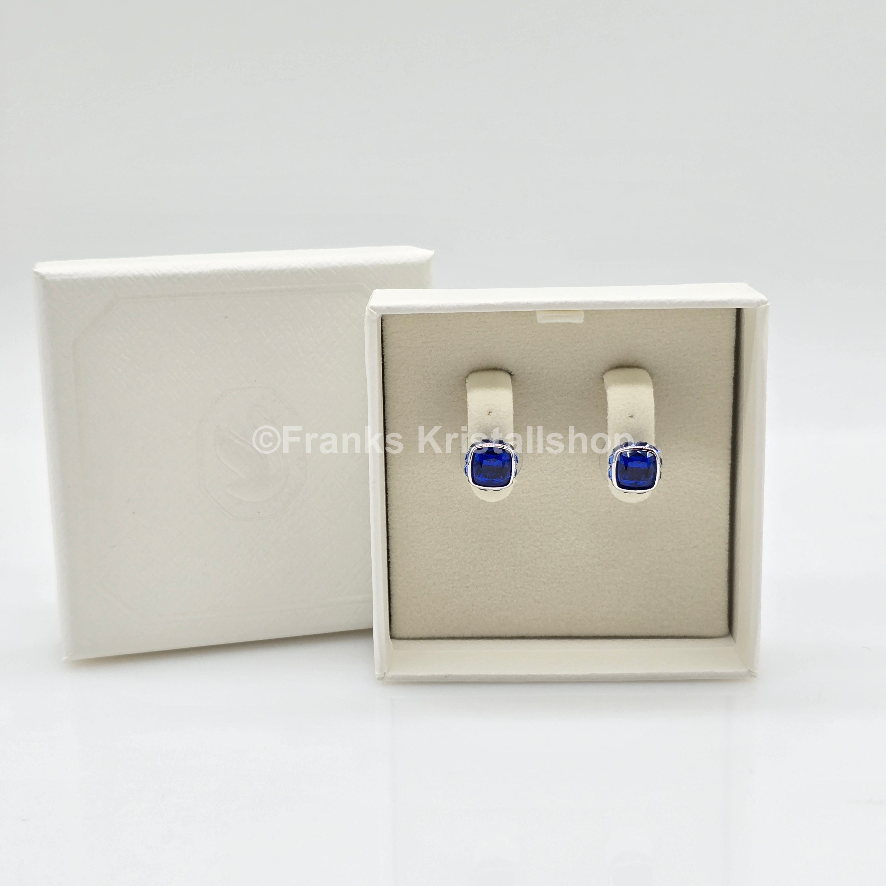SWAROVSKI Birthstone Ohrstecker, September, Blau, Rhodiniert 5660803