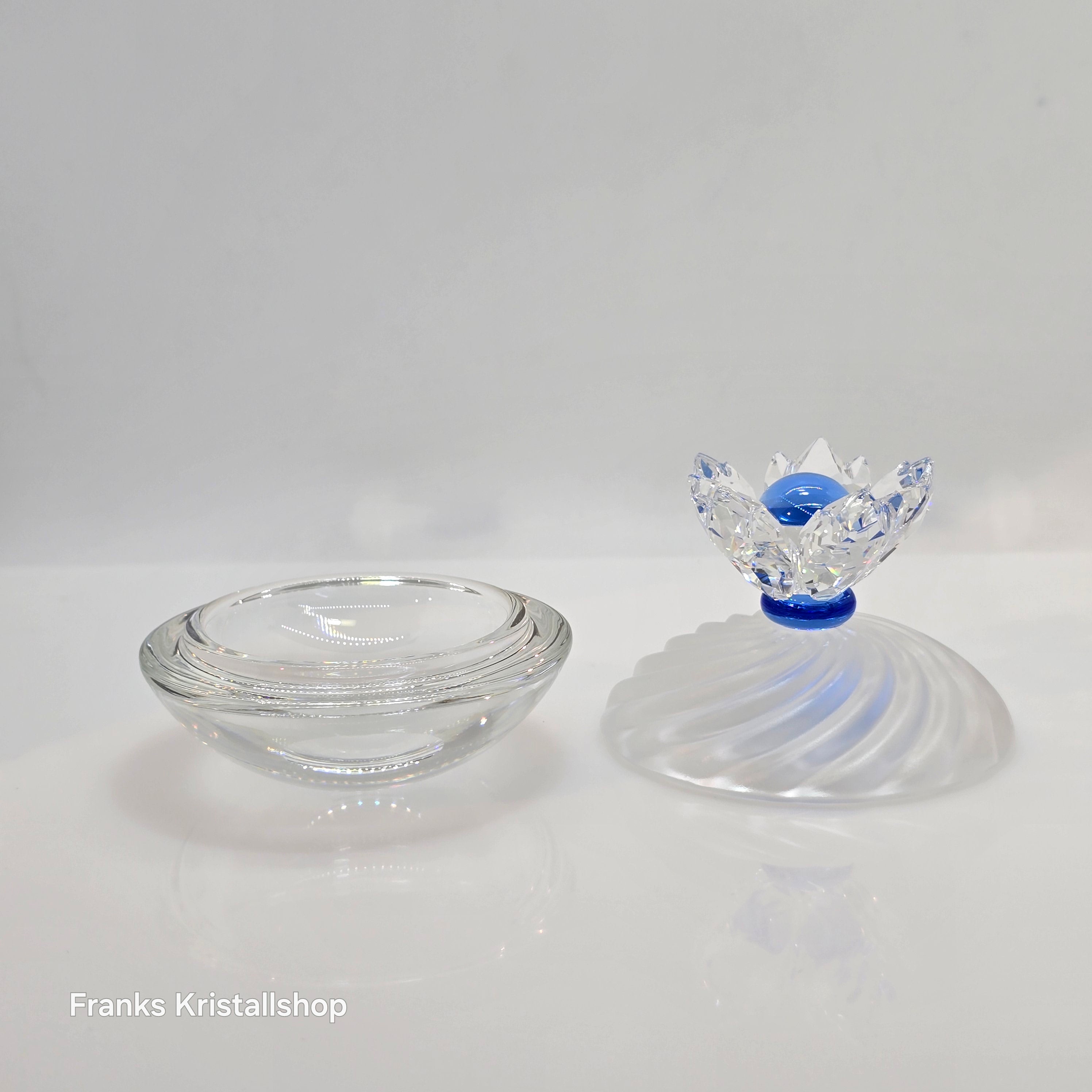 SWAROVSKI Blaue Blüten Schmuckdose 207886