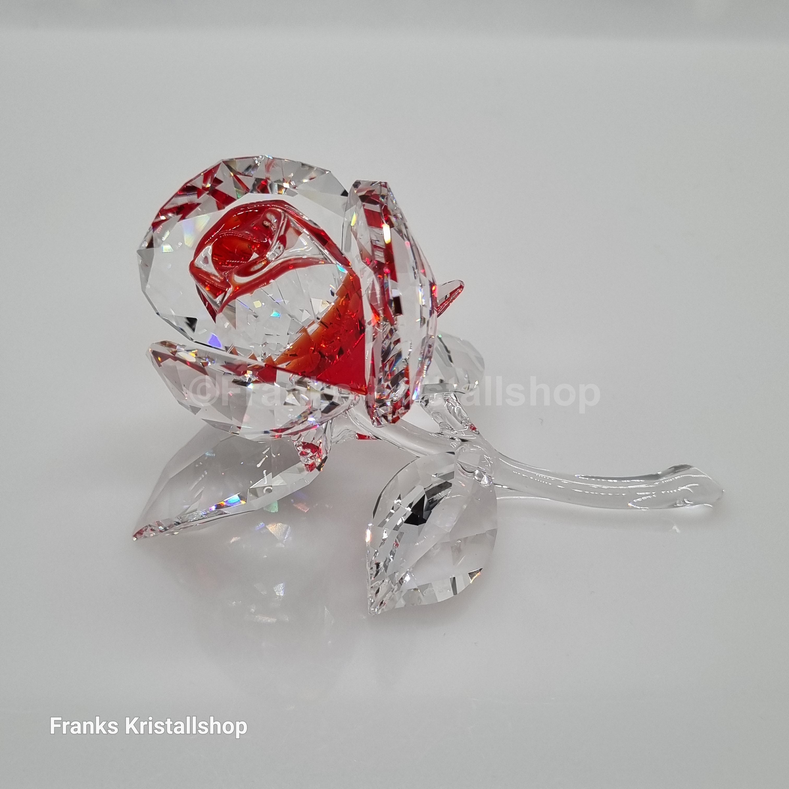SWAROVSKI Blumenträume Blühende Rose Rot 5428561