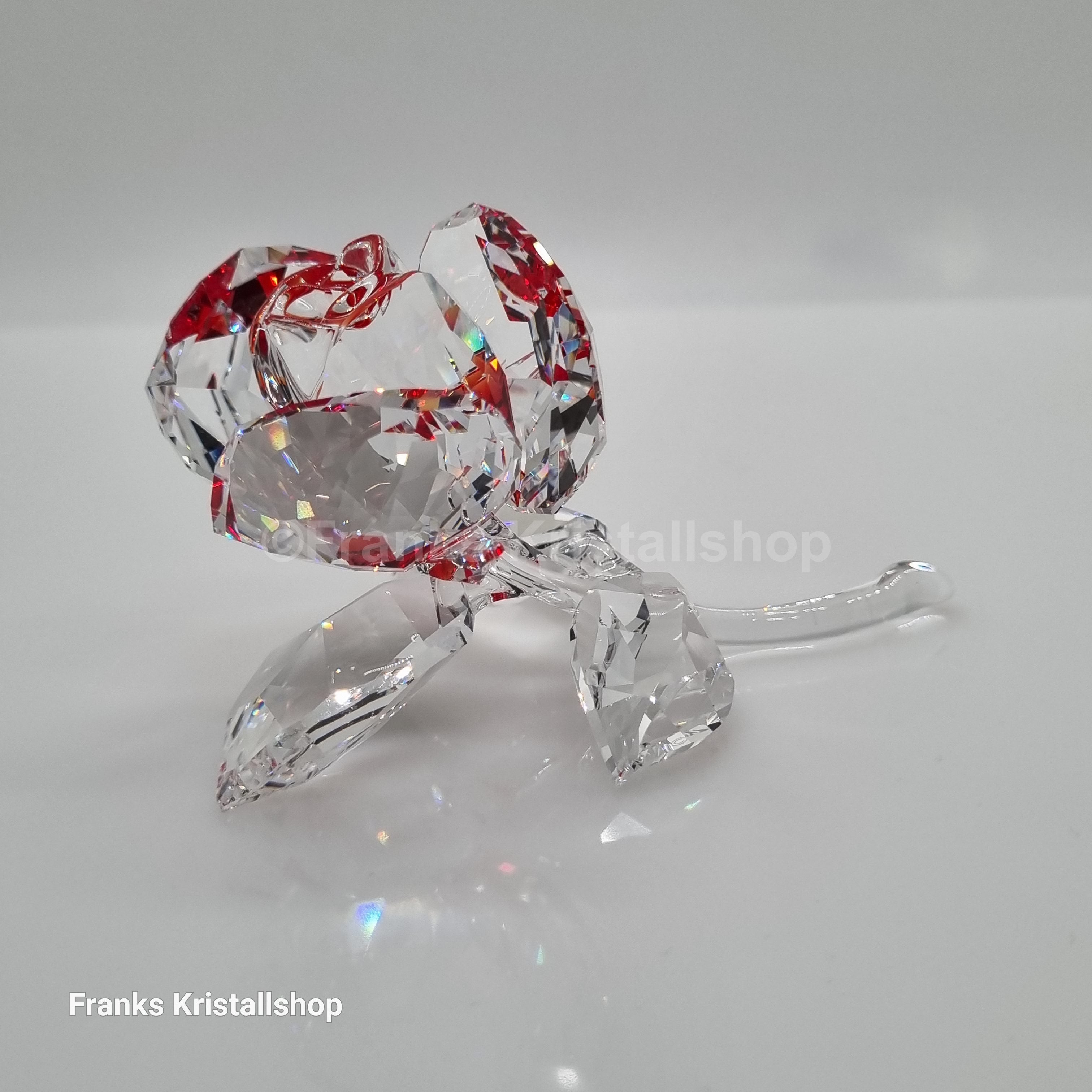 SWAROVSKI Blumenträume Blühende Rose Rot 5428561
