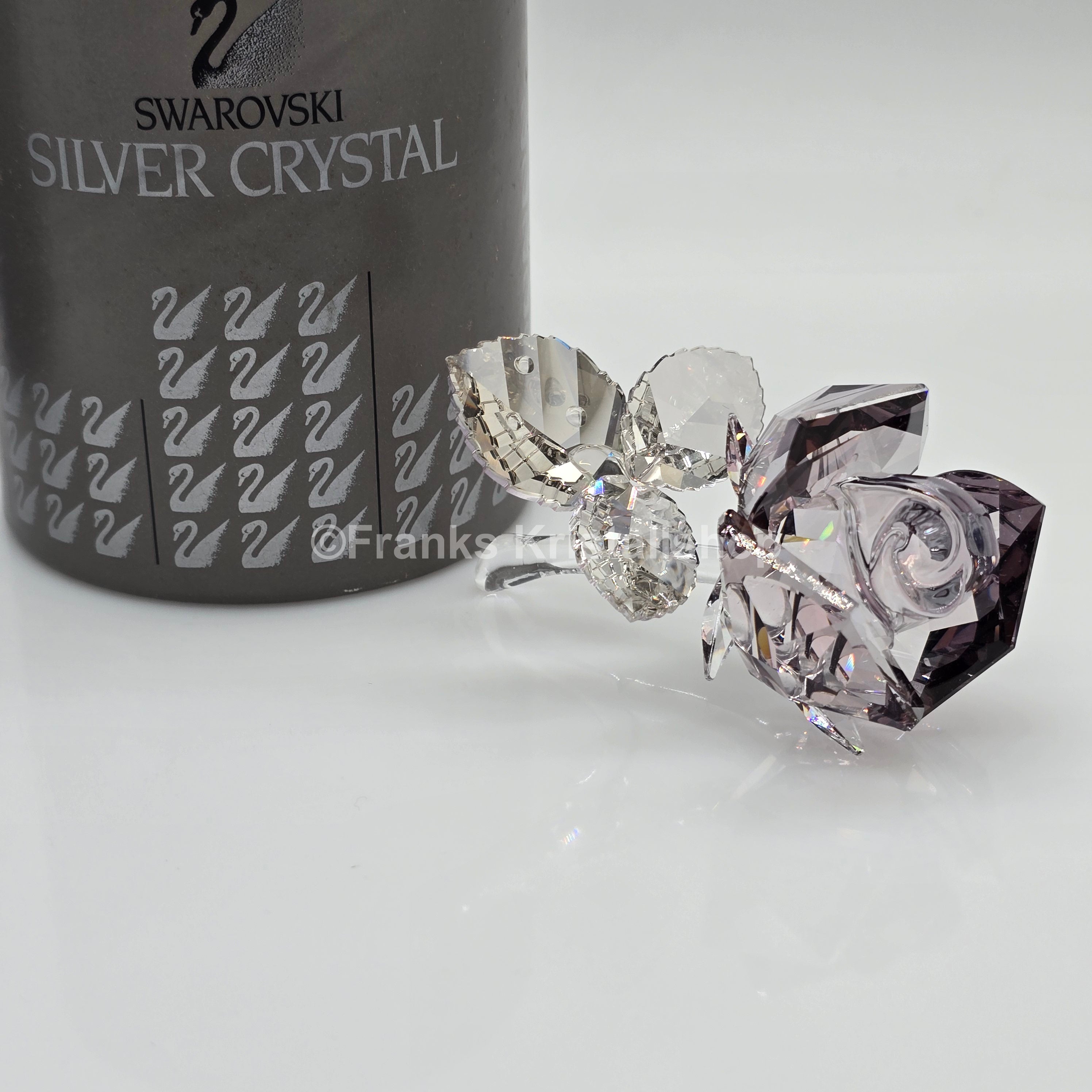 SWAROVSKI Blühende Rose Silver Shade 1113884