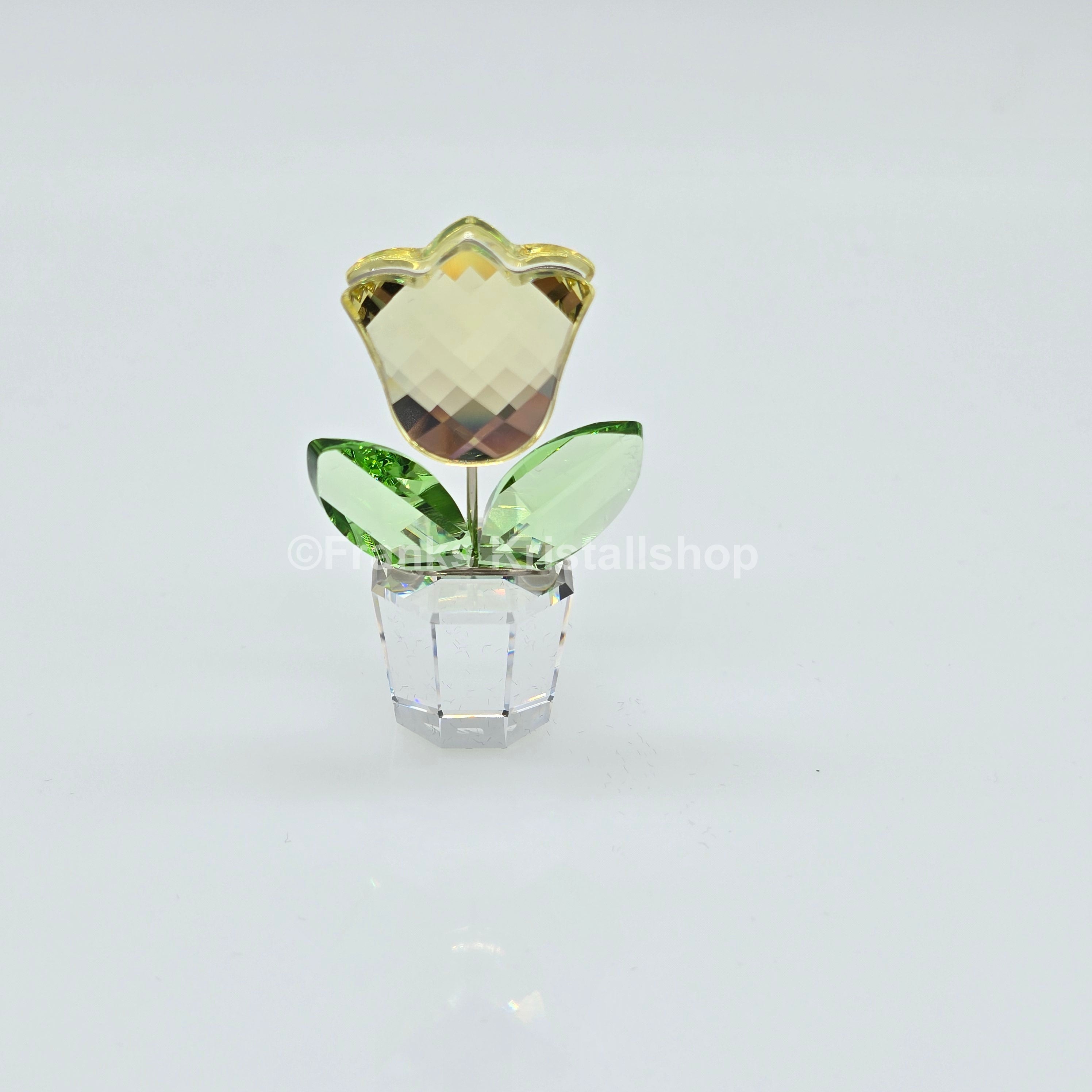 SWAROVSKI Blumenträume Blumentopf Tulpe Gelb im Blumentopf 657110
