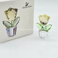 SWAROVSKI Blumenträume Blumentopf Tulpe Gelb im Blumentopf 657110