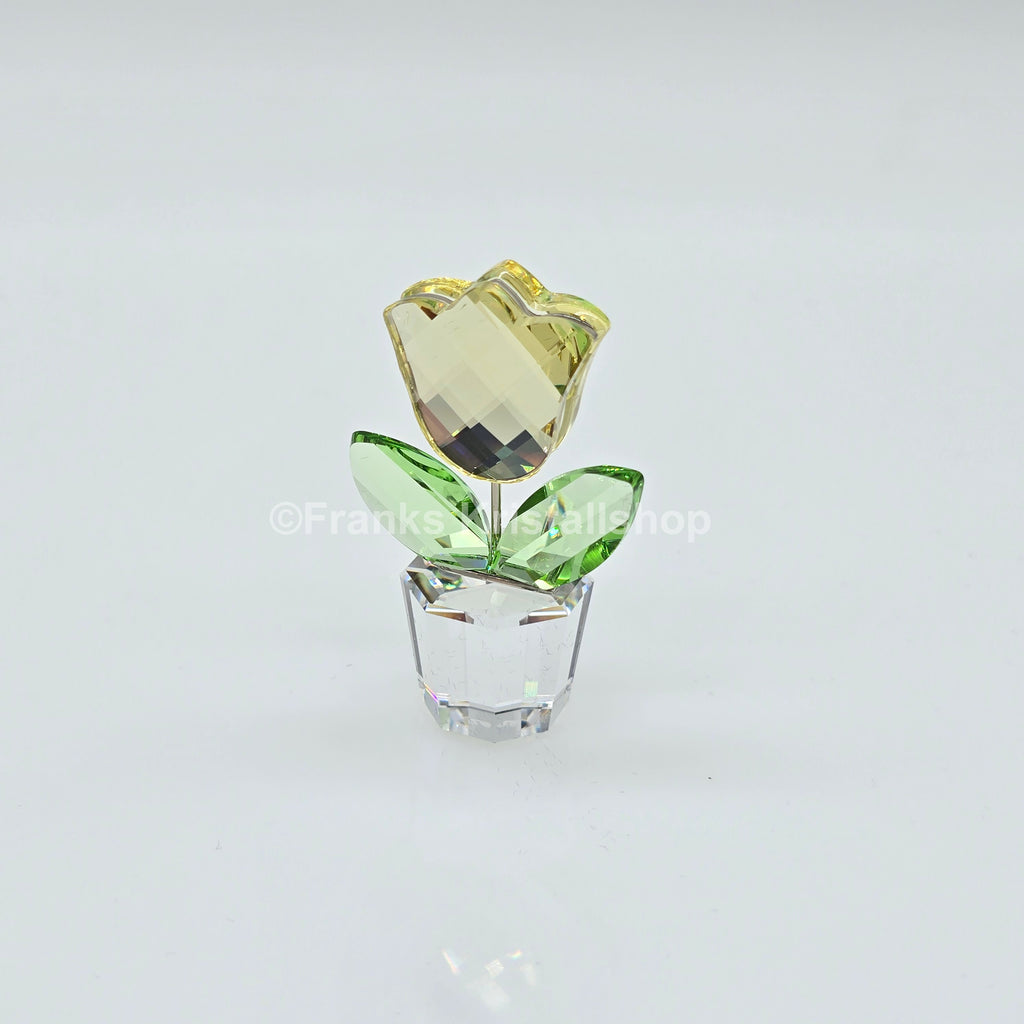 SWAROVSKI Blumenträume Blumentopf Tulpe Gelb im Blumentopf 657110