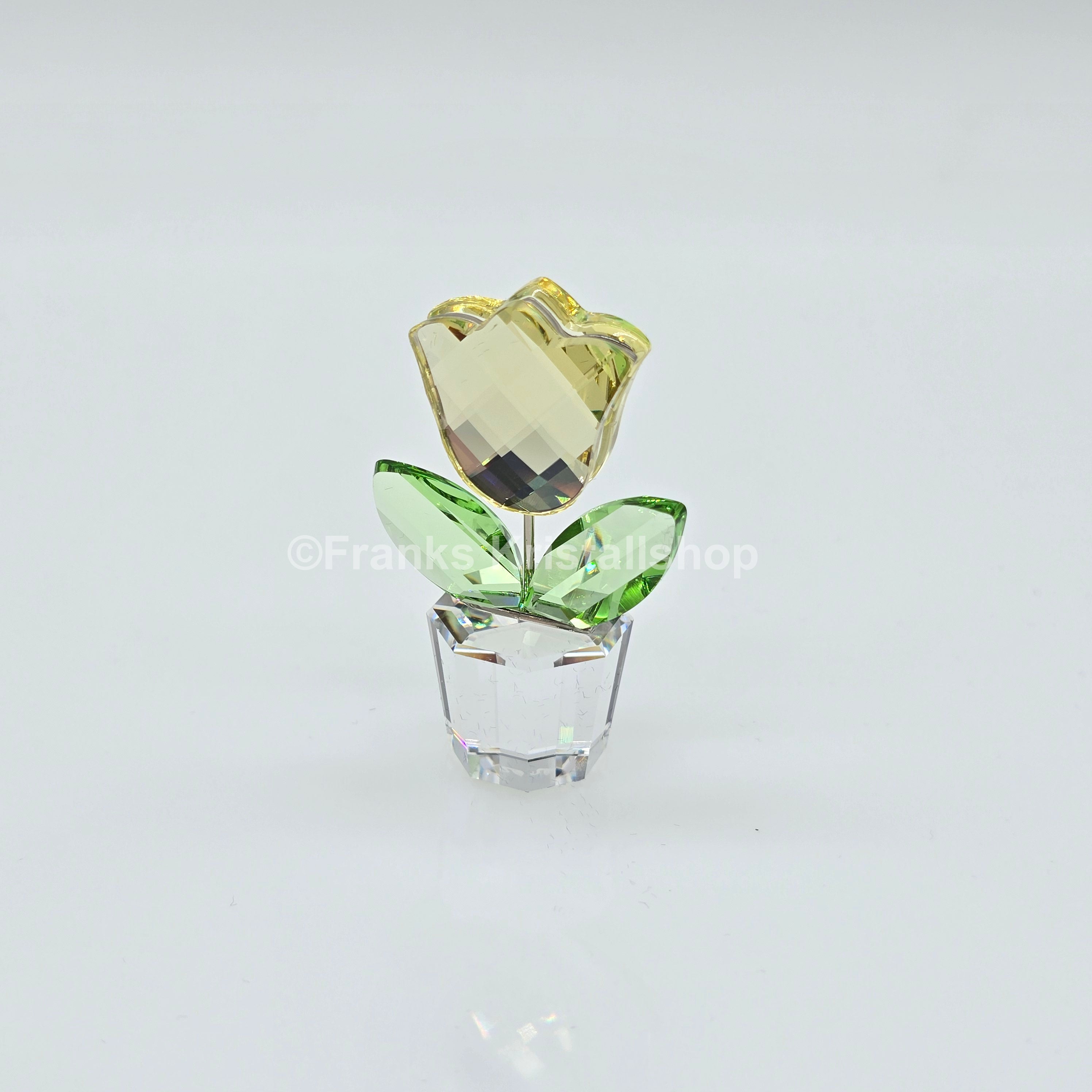SWAROVSKI Blumenträume Blumentopf Tulpe Gelb im Blumentopf 657110