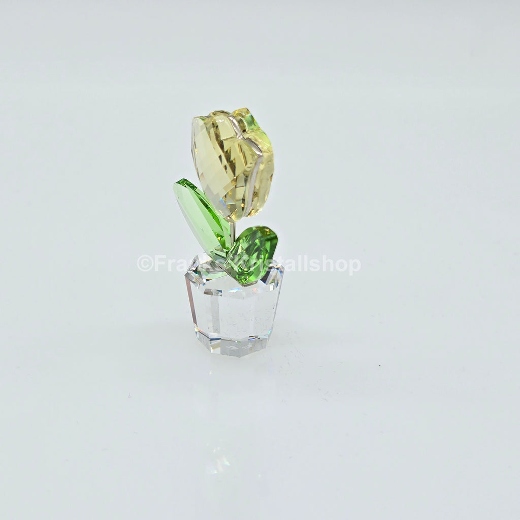SWAROVSKI Blumenträume Blumentopf Tulpe Gelb im Blumentopf 657110