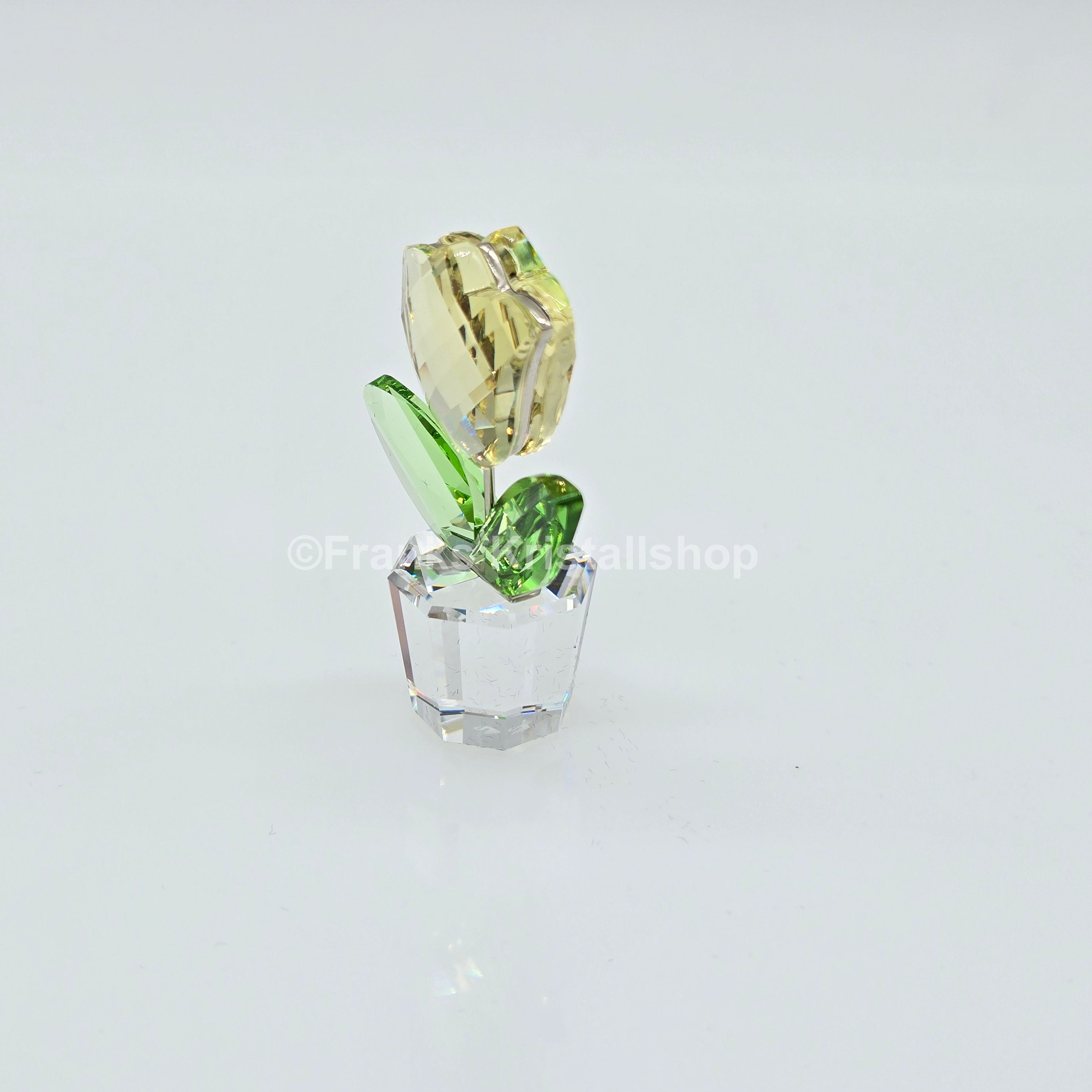 SWAROVSKI Blumenträume Blumentopf Tulpe Gelb im Blumentopf 657110