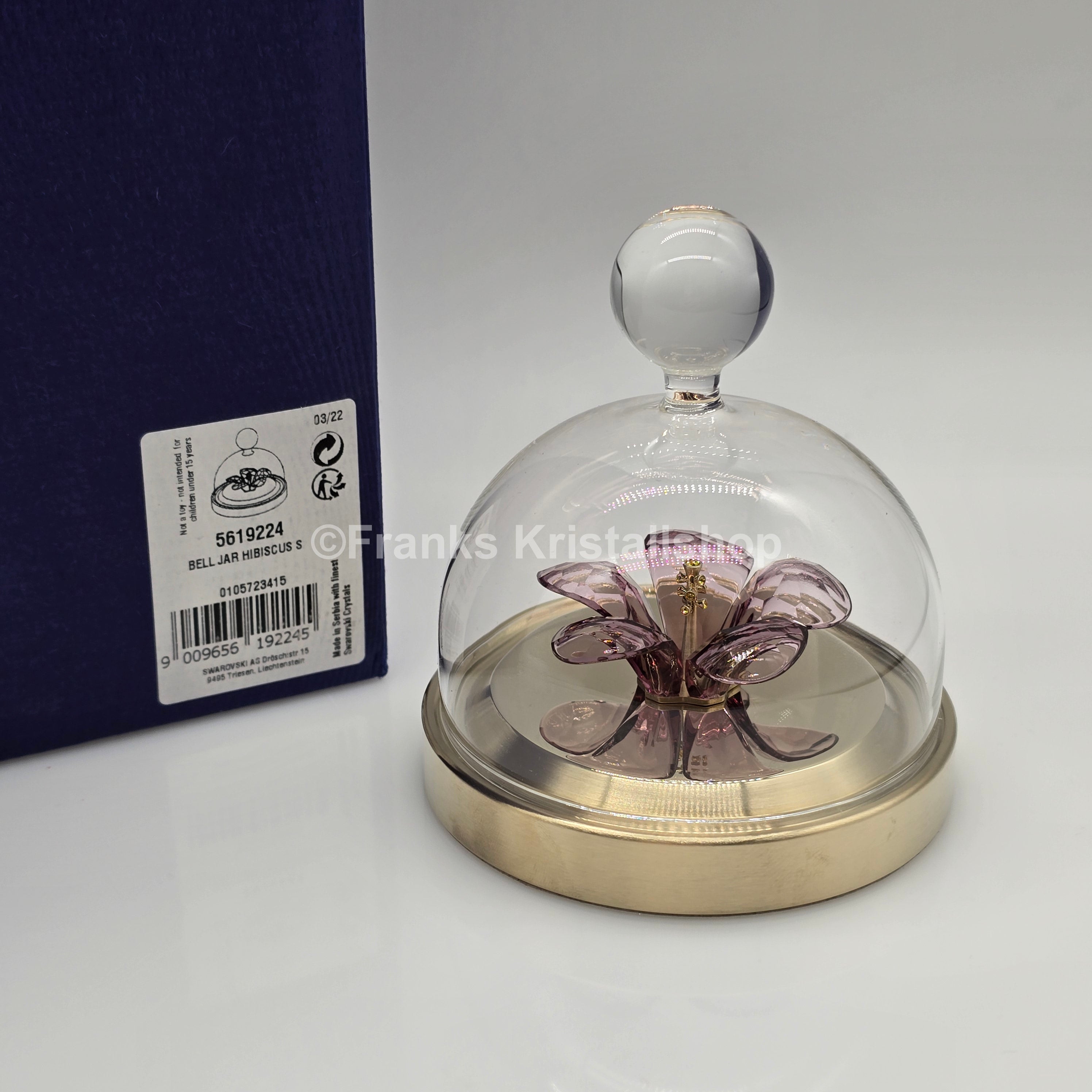 SWAROVSKI Blumenträume Garden Tales Hibiskus Glasglocke 5619224