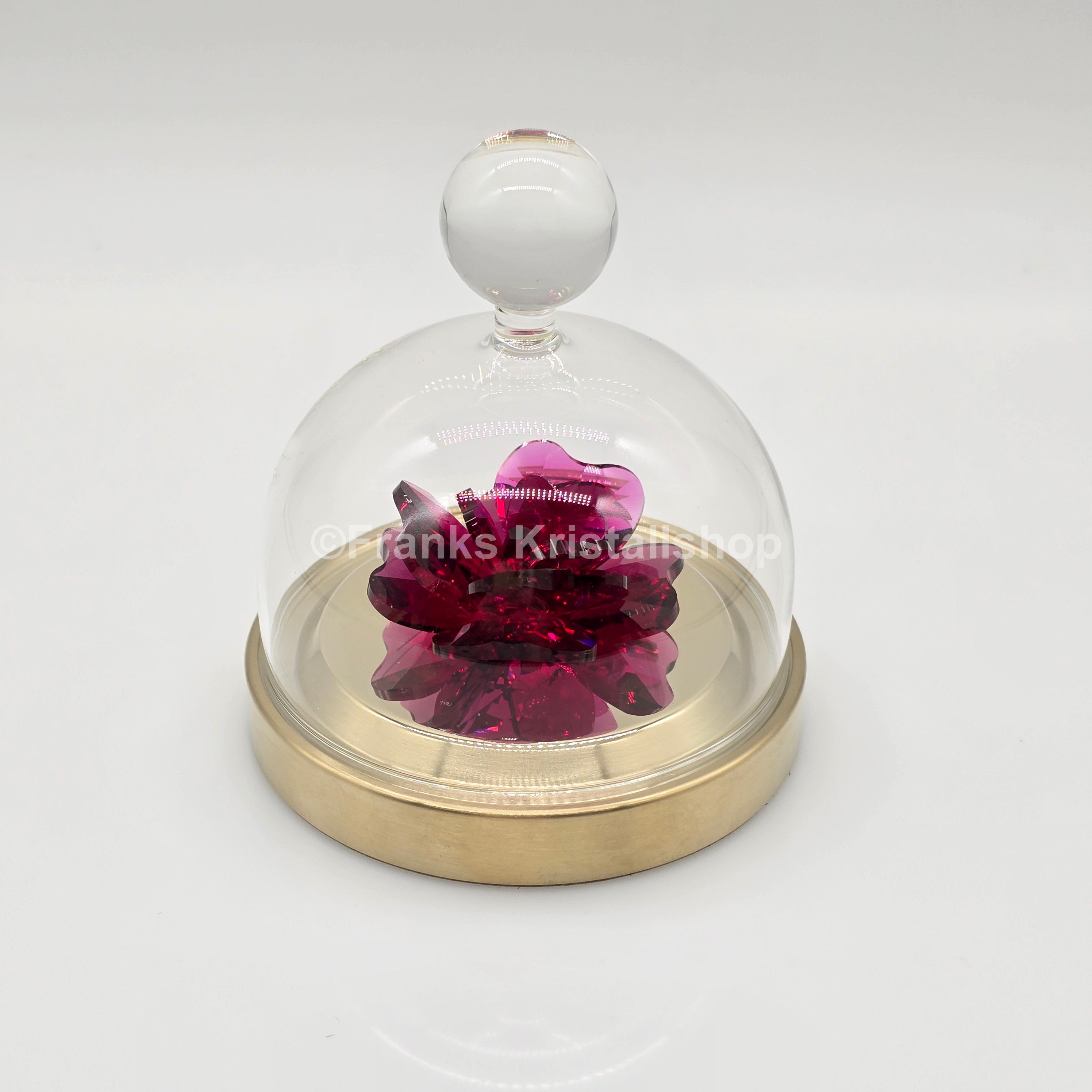 SWAROVSKI Blumenträume Garden Tales Rote Rose Glasglocke 5619223