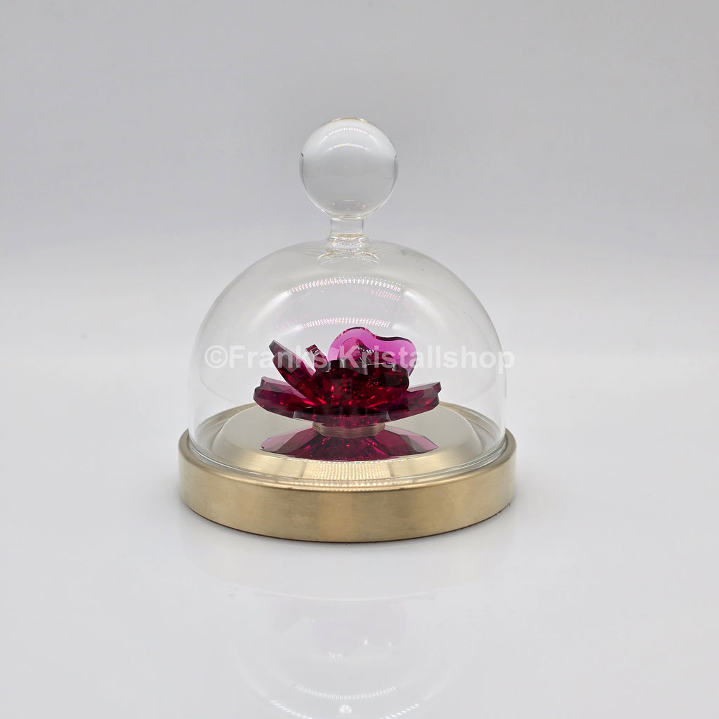 SWAROVSKI Blumenträume Garden Tales Rote Rose Glasglocke 5619223