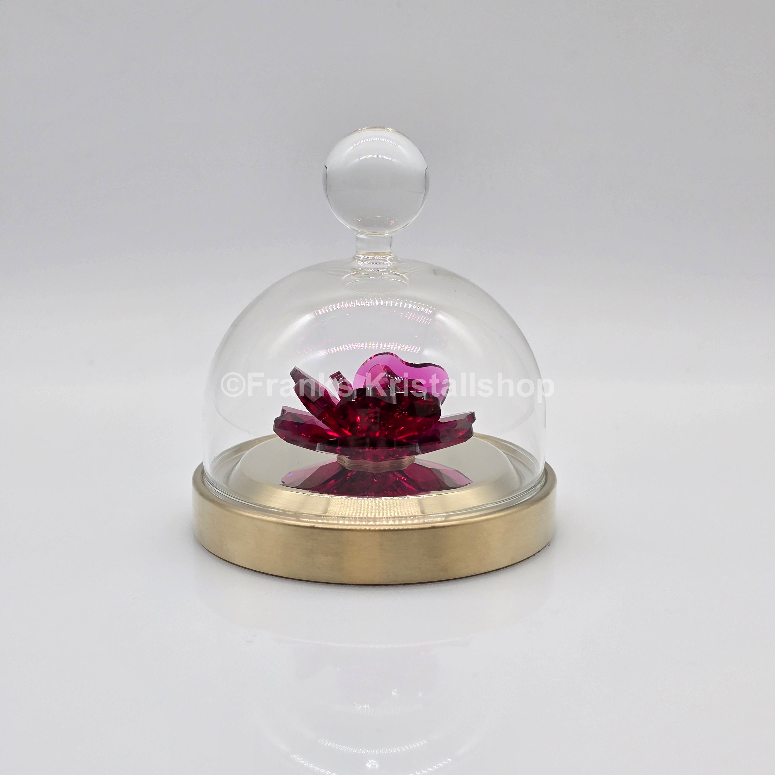 SWAROVSKI Blumenträume Garden Tales Rote Rose Glasglocke 5619223