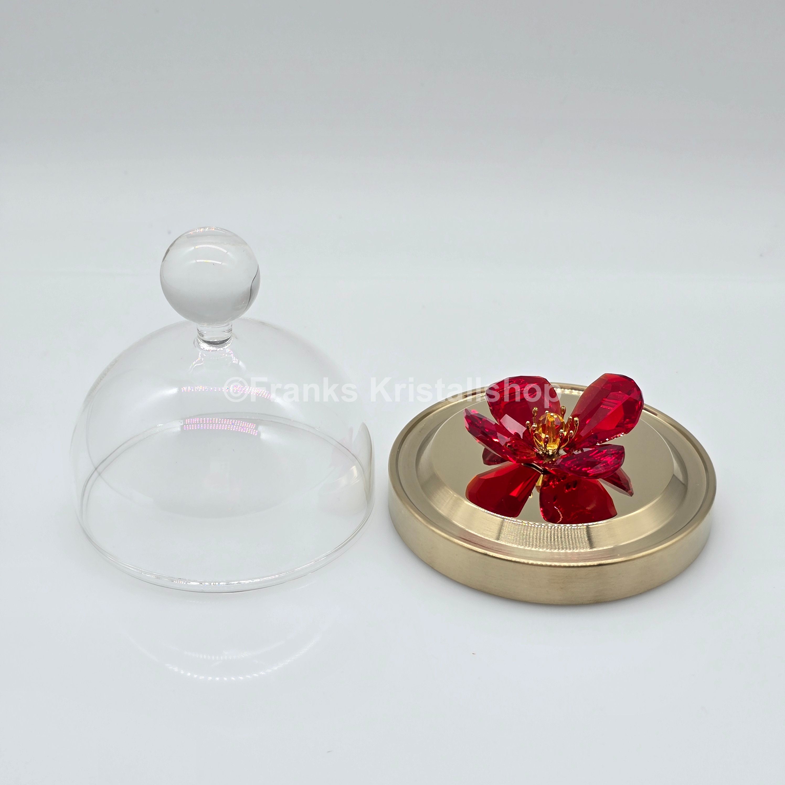 SWAROVSKI Blumenträume Garden Tales Roter Mohn Glasglocke 5646022
