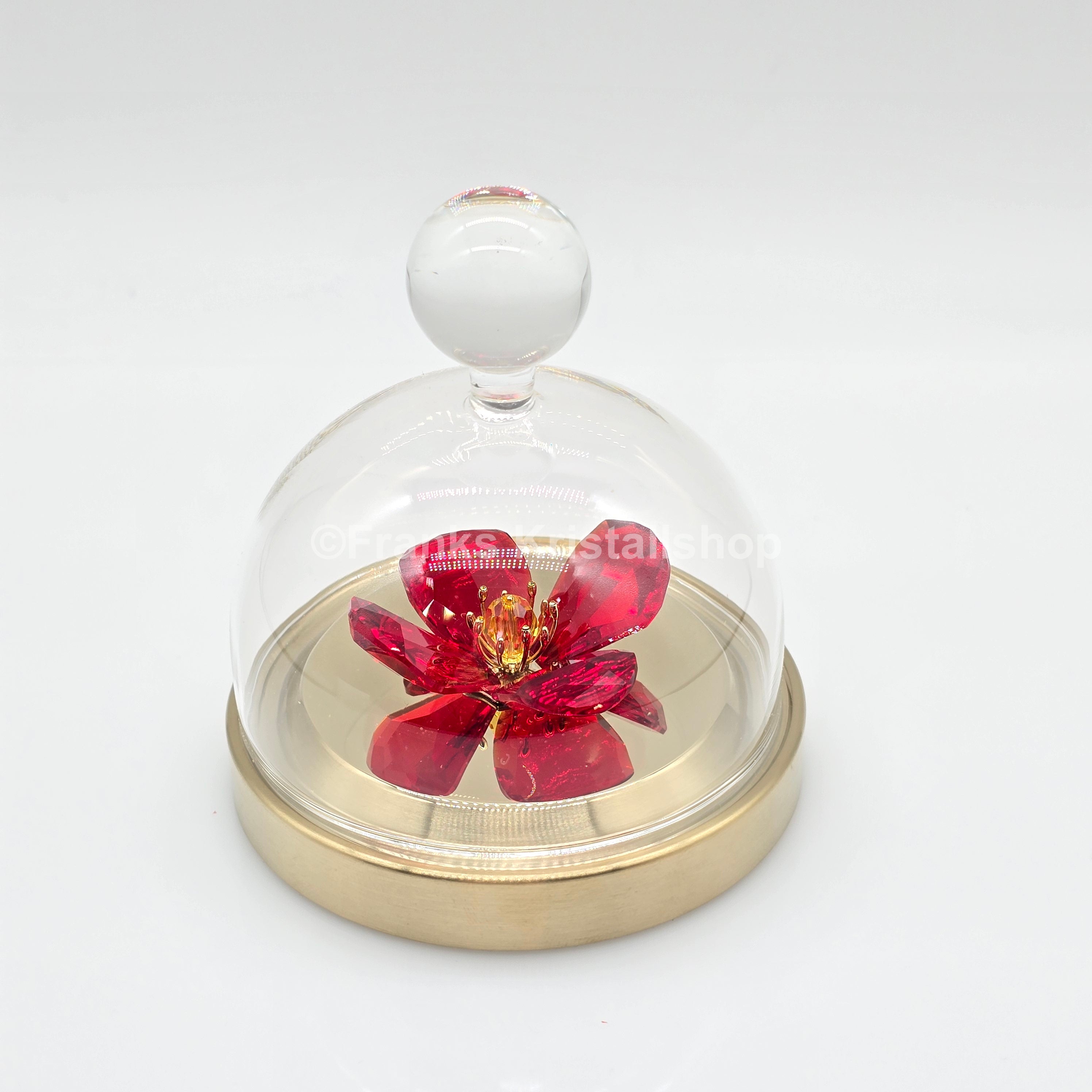 SWAROVSKI Blumenträume Garden Tales Roter Mohn Glasglocke 5646022
