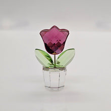 Lade das Bild in den Galerie-Viewer, SWAROVSKI Blumenträume Blumentopf Tulpe Rosa Pink 657111
