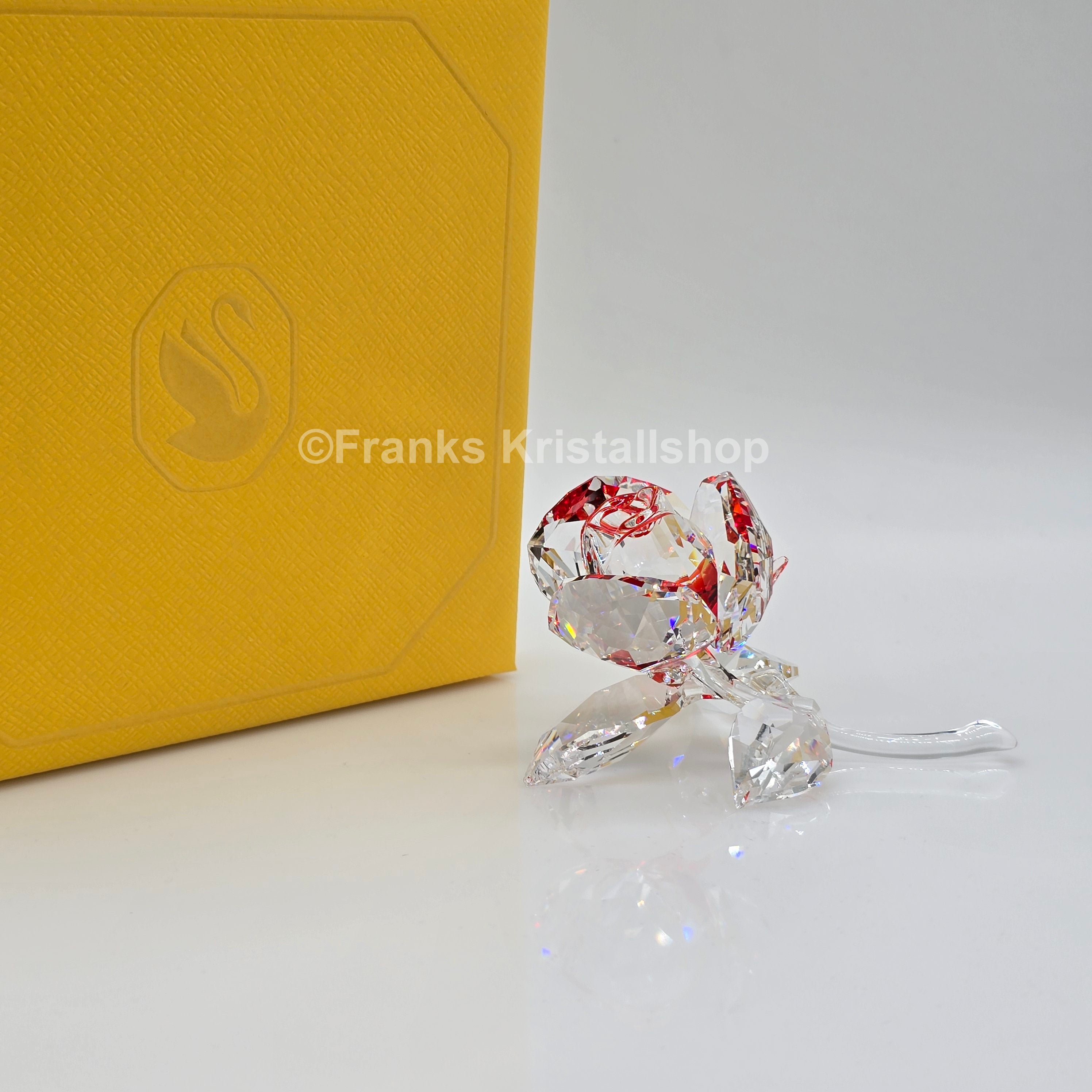 SWAROVSKI Blumenträume Blühende Rose Rot 5428561