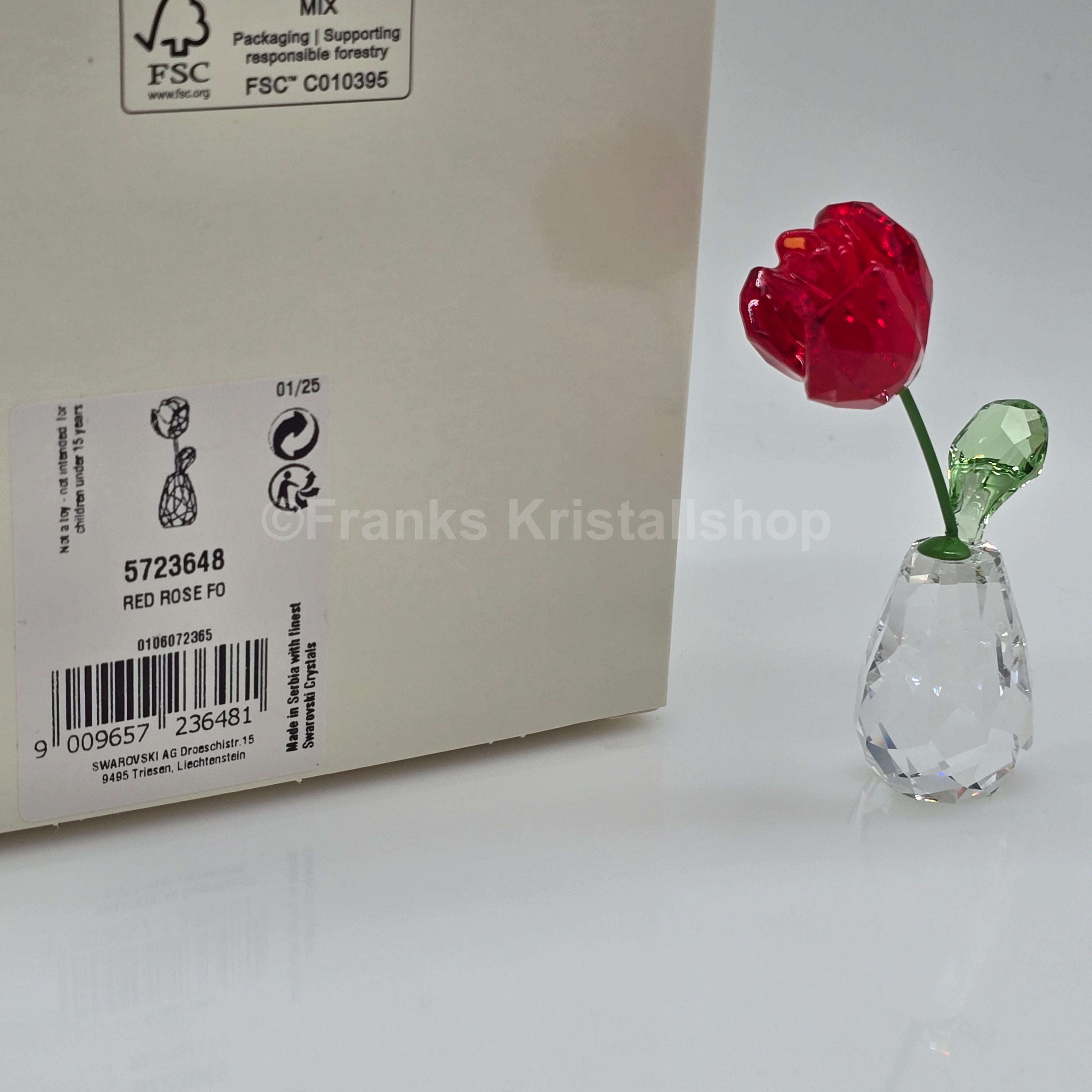 SWAROVSKI Blumenträume Rote Rose 5723648