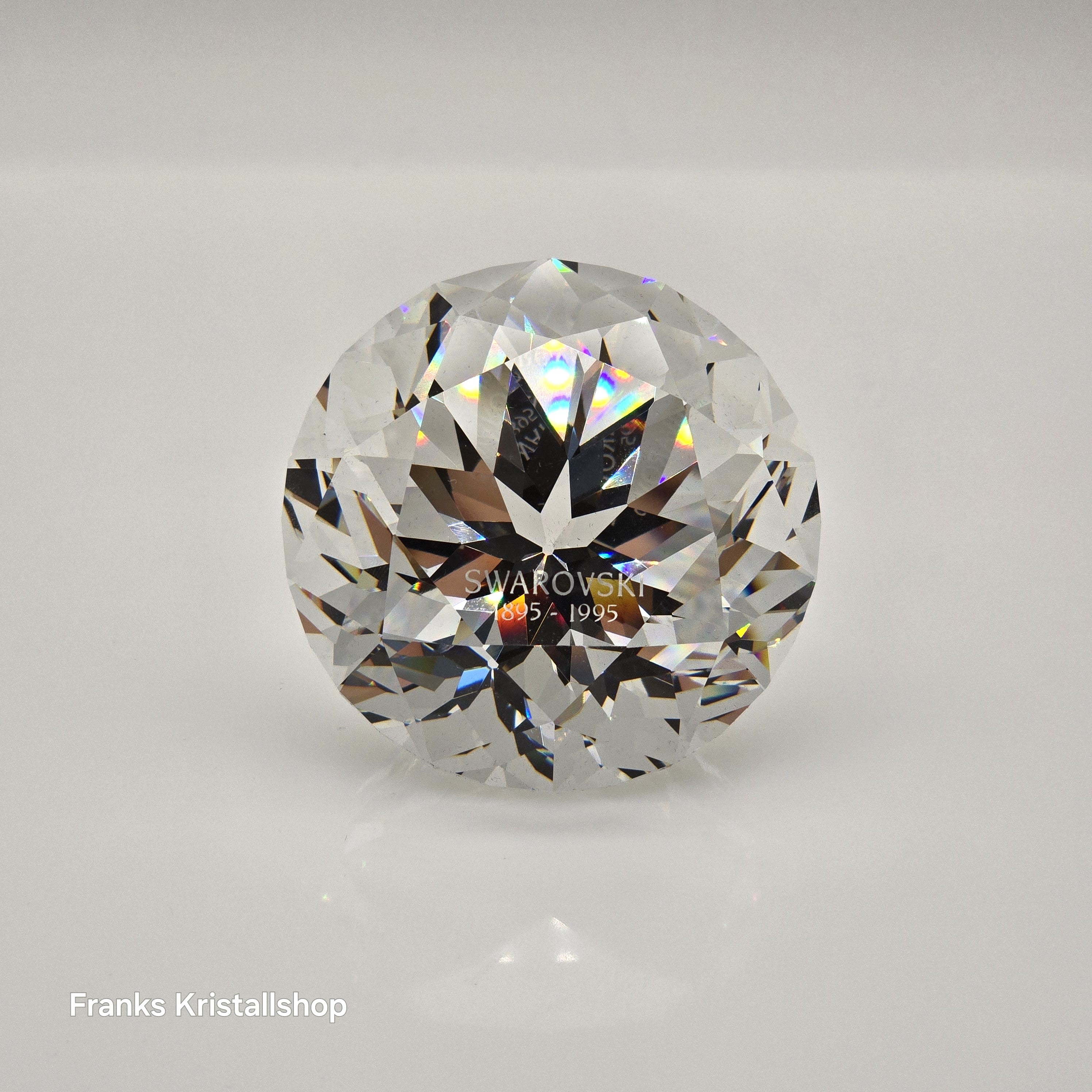 SWAROVSKI Briefbeschwerer Centenar 1895 - 1995 limitiert Chaton 95NR100