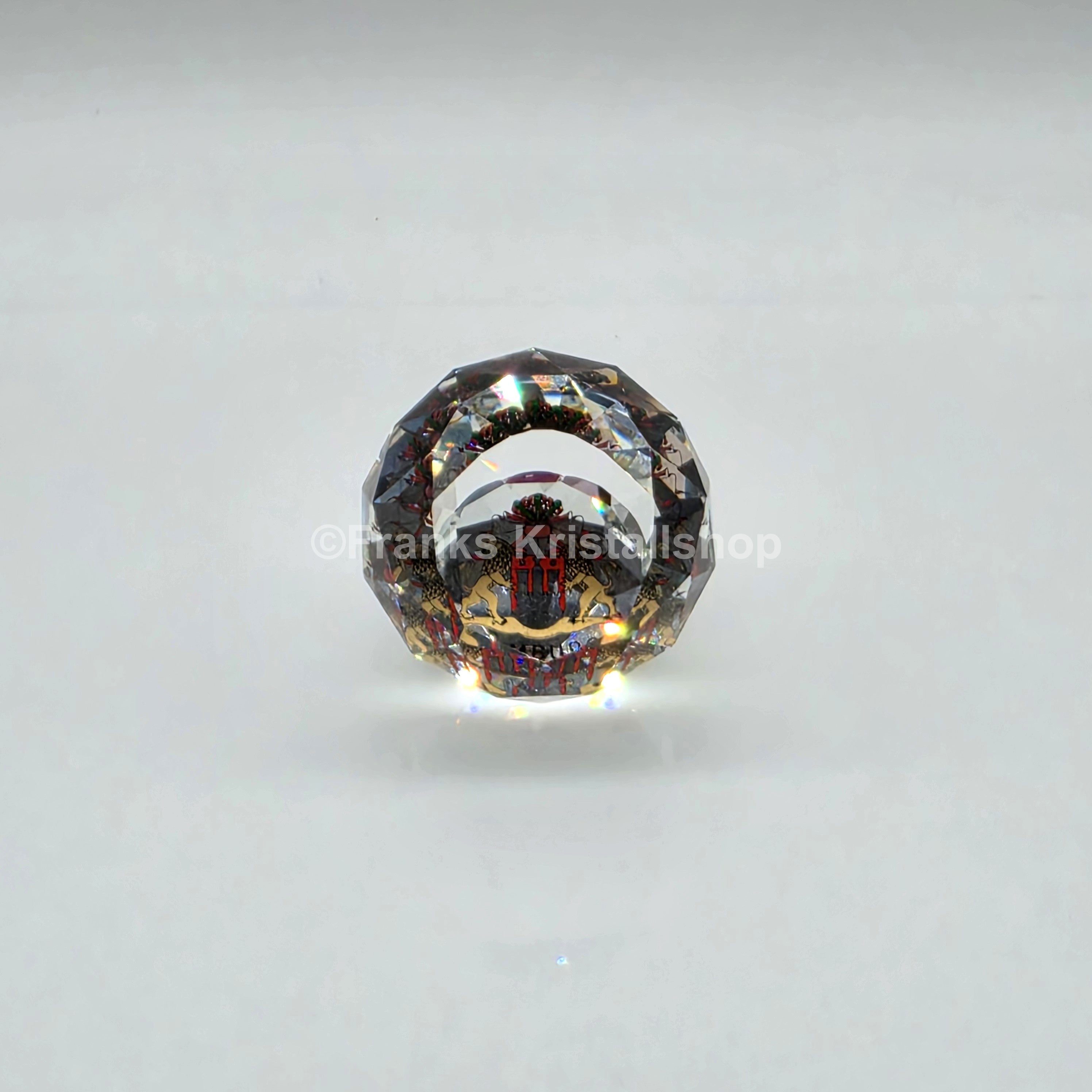 SWAROVSKI Briefbeschwerer Kugel 40 mm Hamburg oV