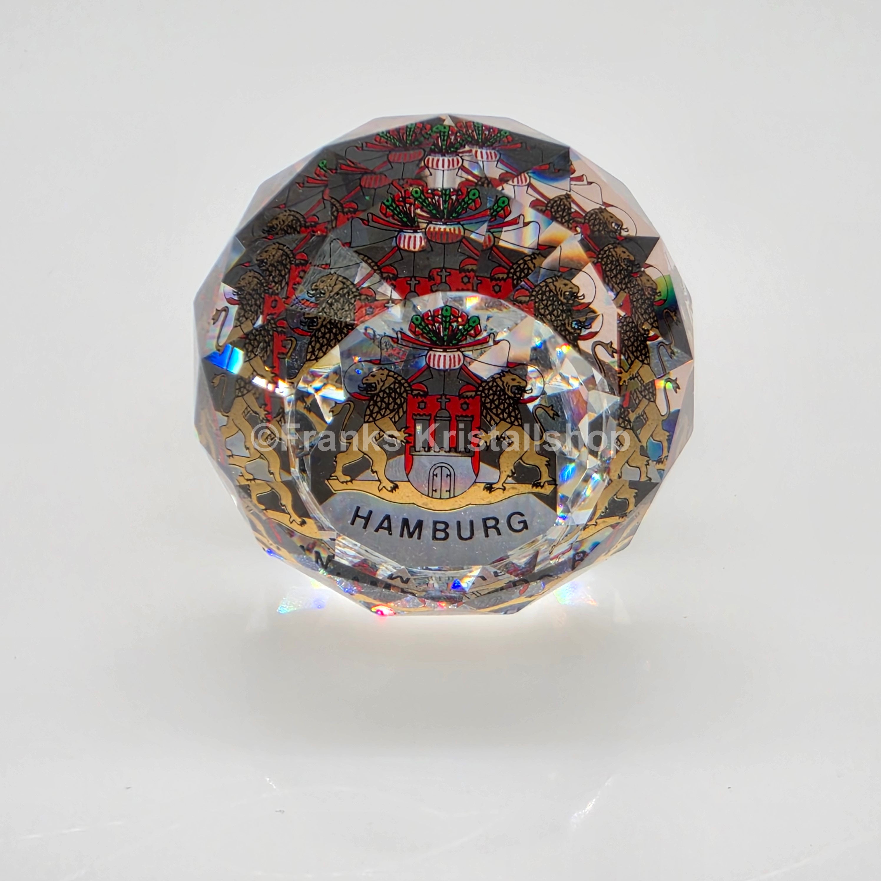 SWAROVSKI Briefbeschwerer Kugel 40 mm Hamburg oV