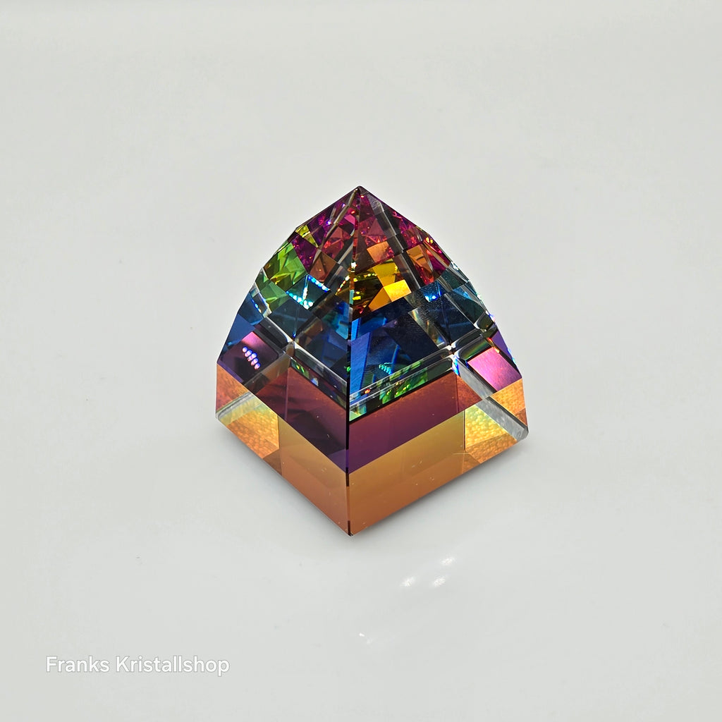 SWAROVSKI Briefbeschwerer Pyramide Klein Vitrail Medium 013596