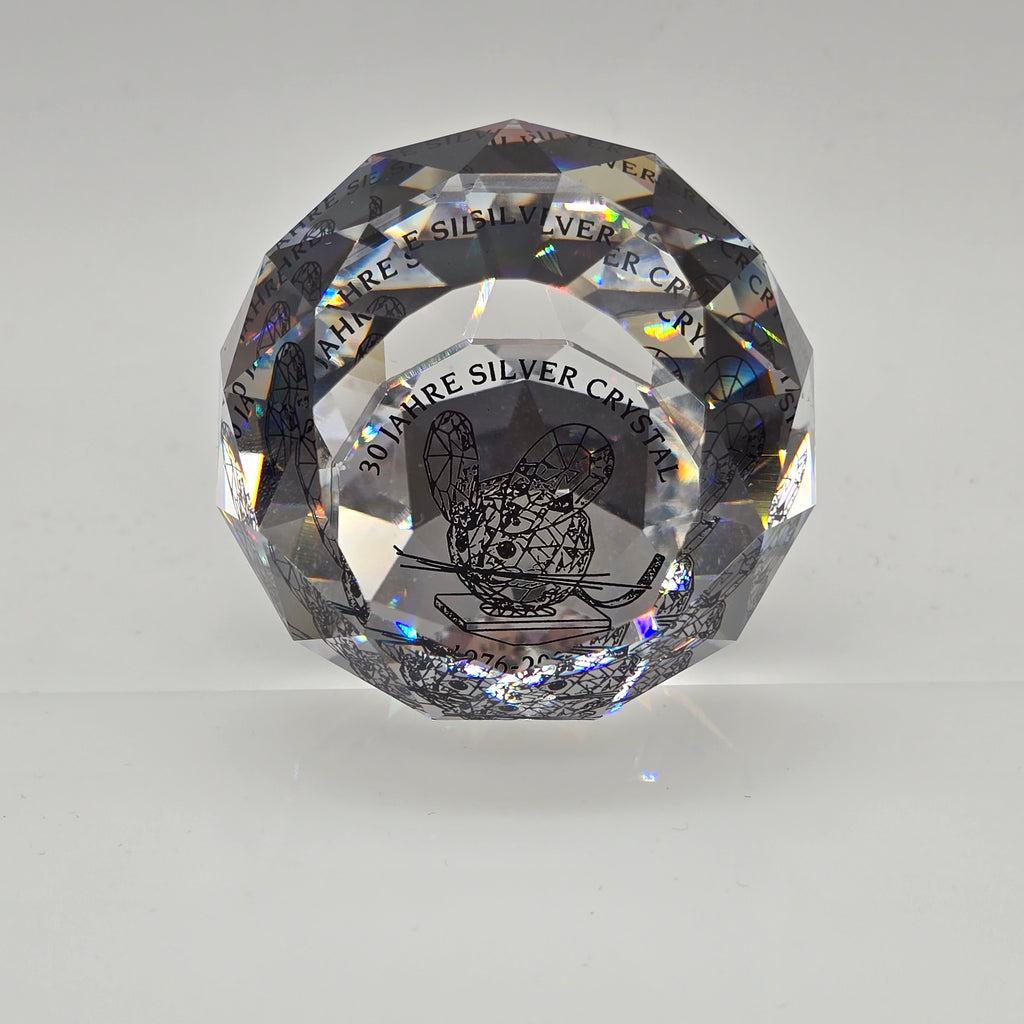 SWAROVSKI Briefbeschwerer limitierte Jubiläumsausgabe 30 Jahre Silver Crystal