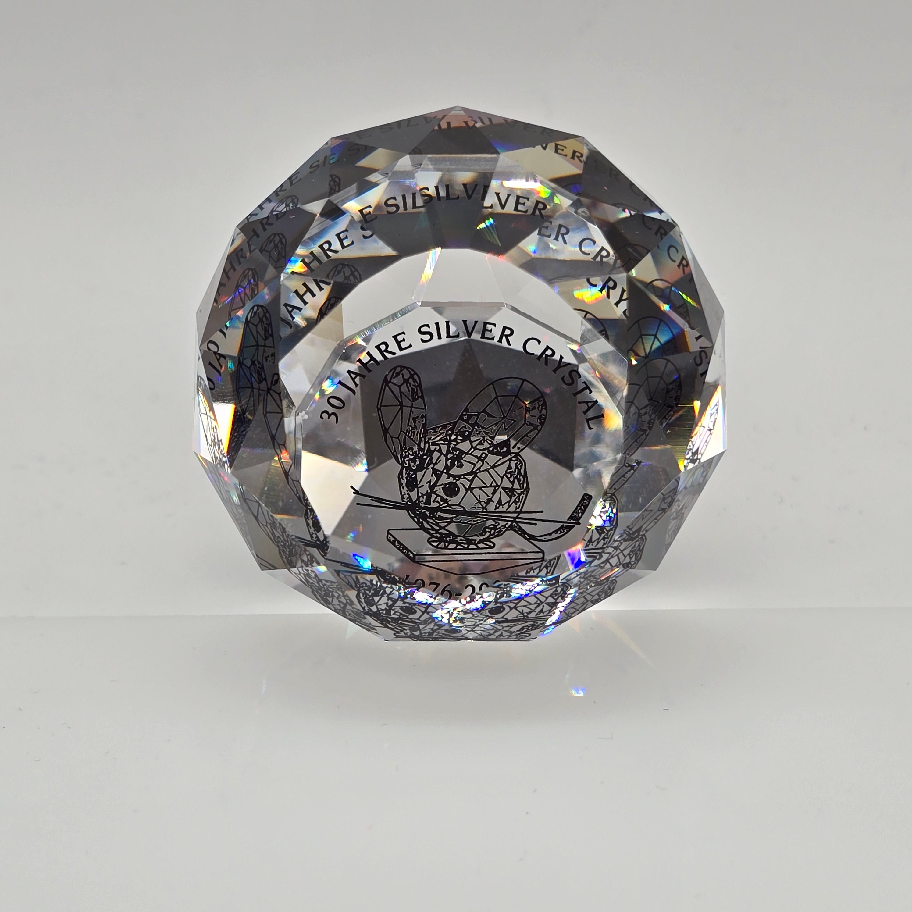 SWAROVSKI Briefbeschwerer limitierte Jubiläumsausgabe 30 Jahre Silver Crystal