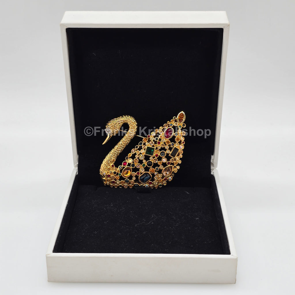 SWAROVSKI SCS Brosche Schwan Centanary 003-0004418