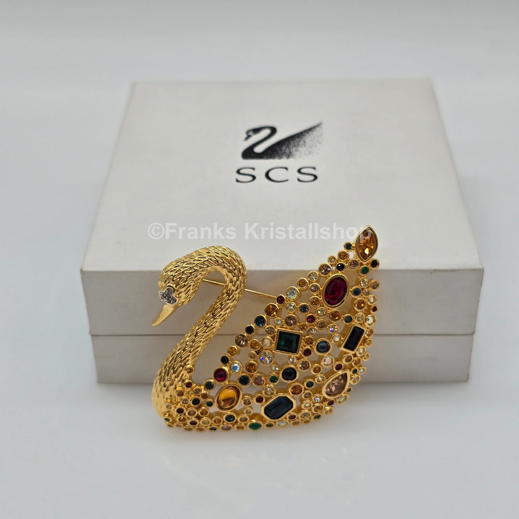 SWAROVSKI SCS Brosche Schwan Centanary 003-0004418