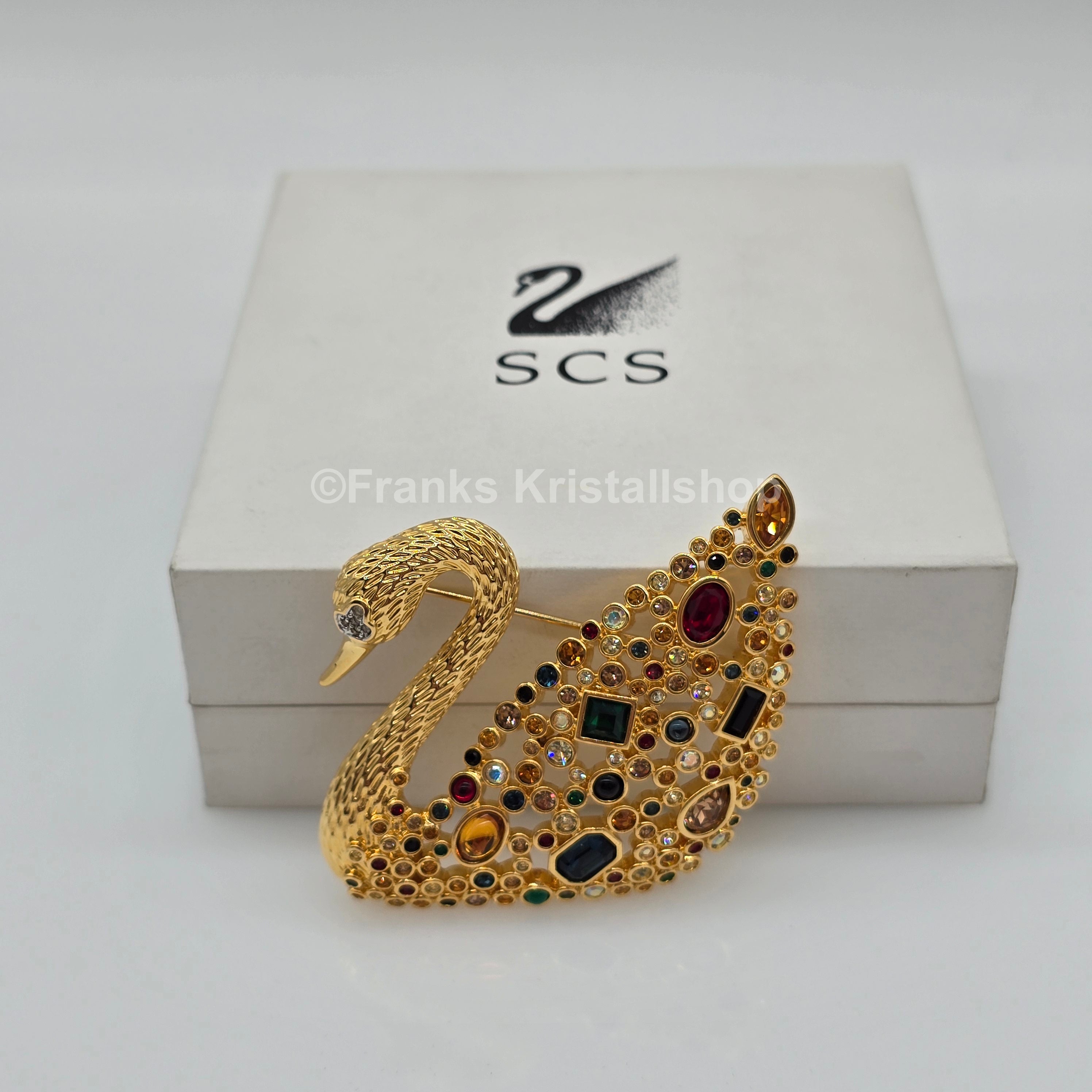 SWAROVSKI SCS Brosche Schwan Centanary 003-0004418