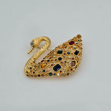 Lade das Bild in den Galerie-Viewer, SWAROVSKI SCS Brosche Schwan Centanary 003-0004418

