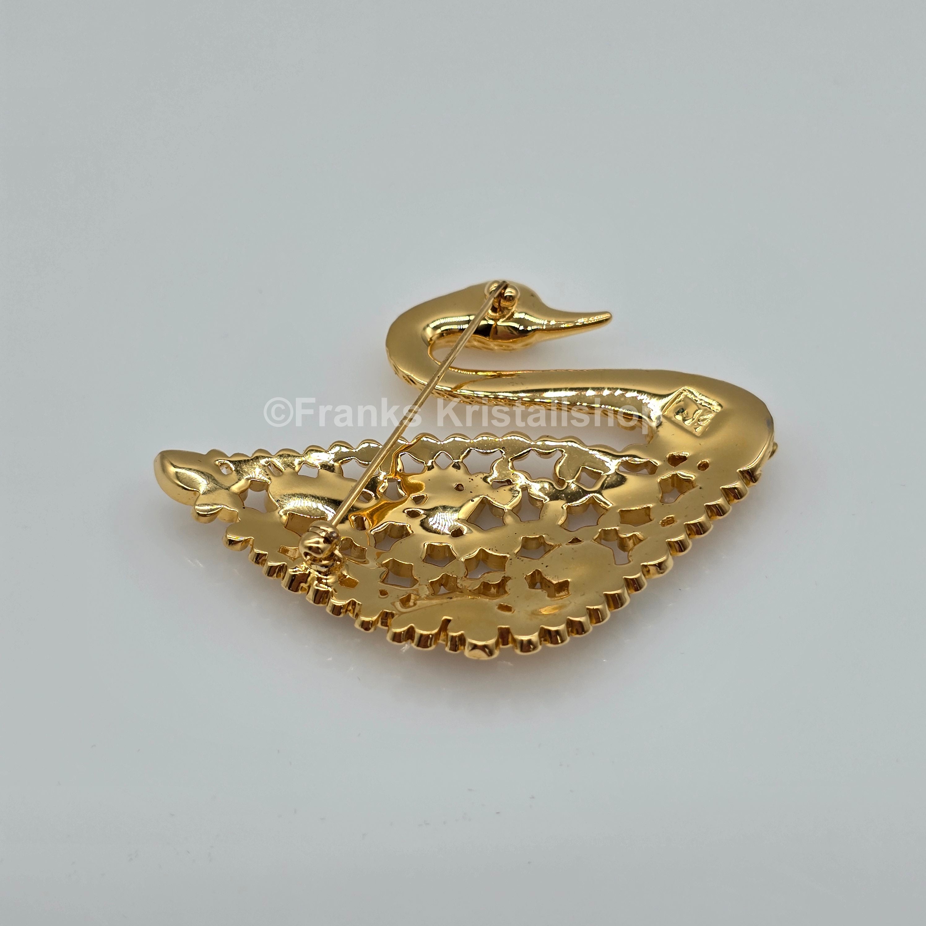 SWAROVSKI SCS Brosche Schwan Centanary 003-0004418