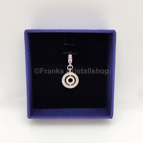 SWAROVSKI Charm Anhänger Buchstabe O, Weiß, Rhodiniert 1109997