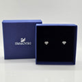 SWAROVSKI Chaton Ohrstecker Weiß, Rhodiniert 5481476
