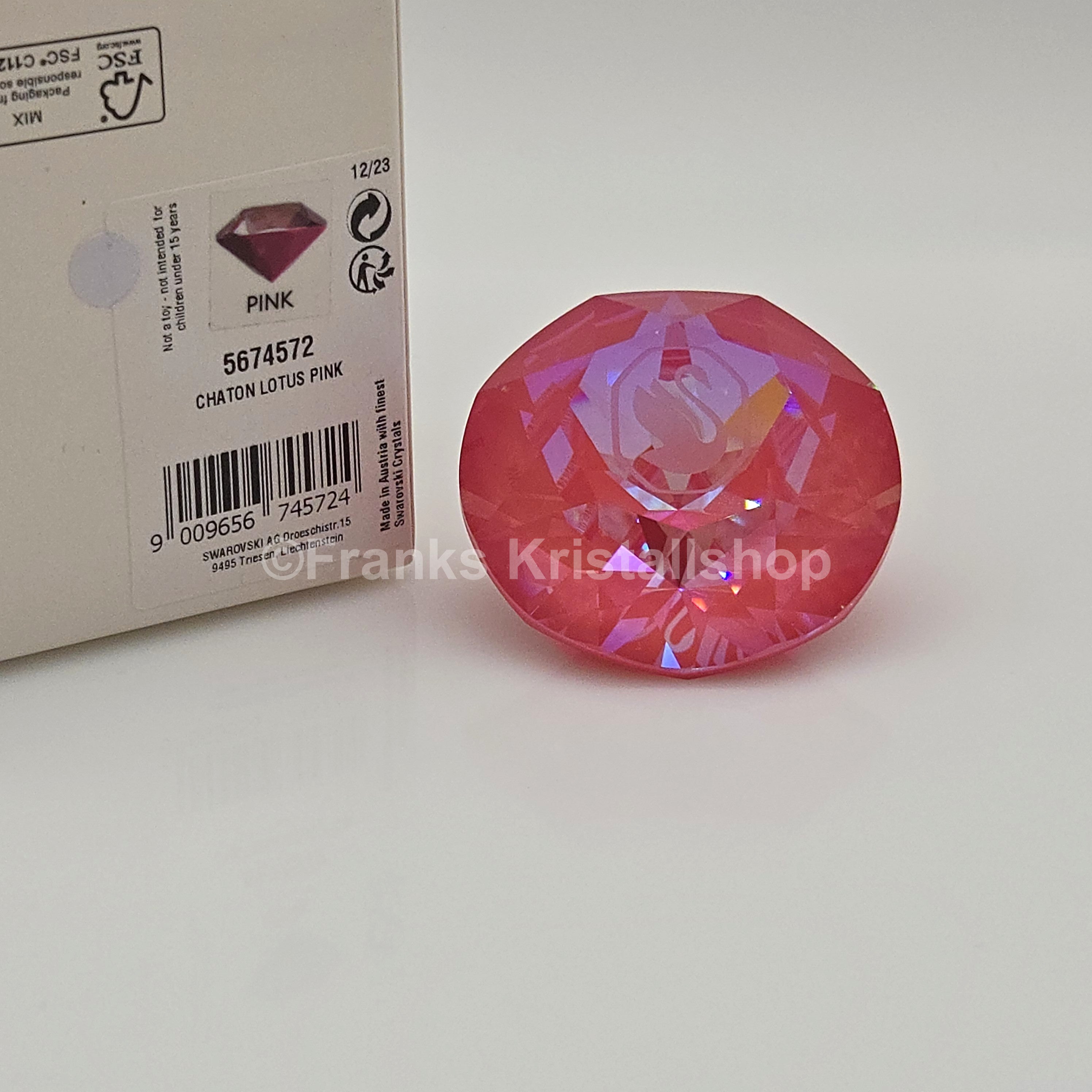 SWAROVSKI Schwan Chaton Exclusive Lotus Pink Briefbescherer 5674572
