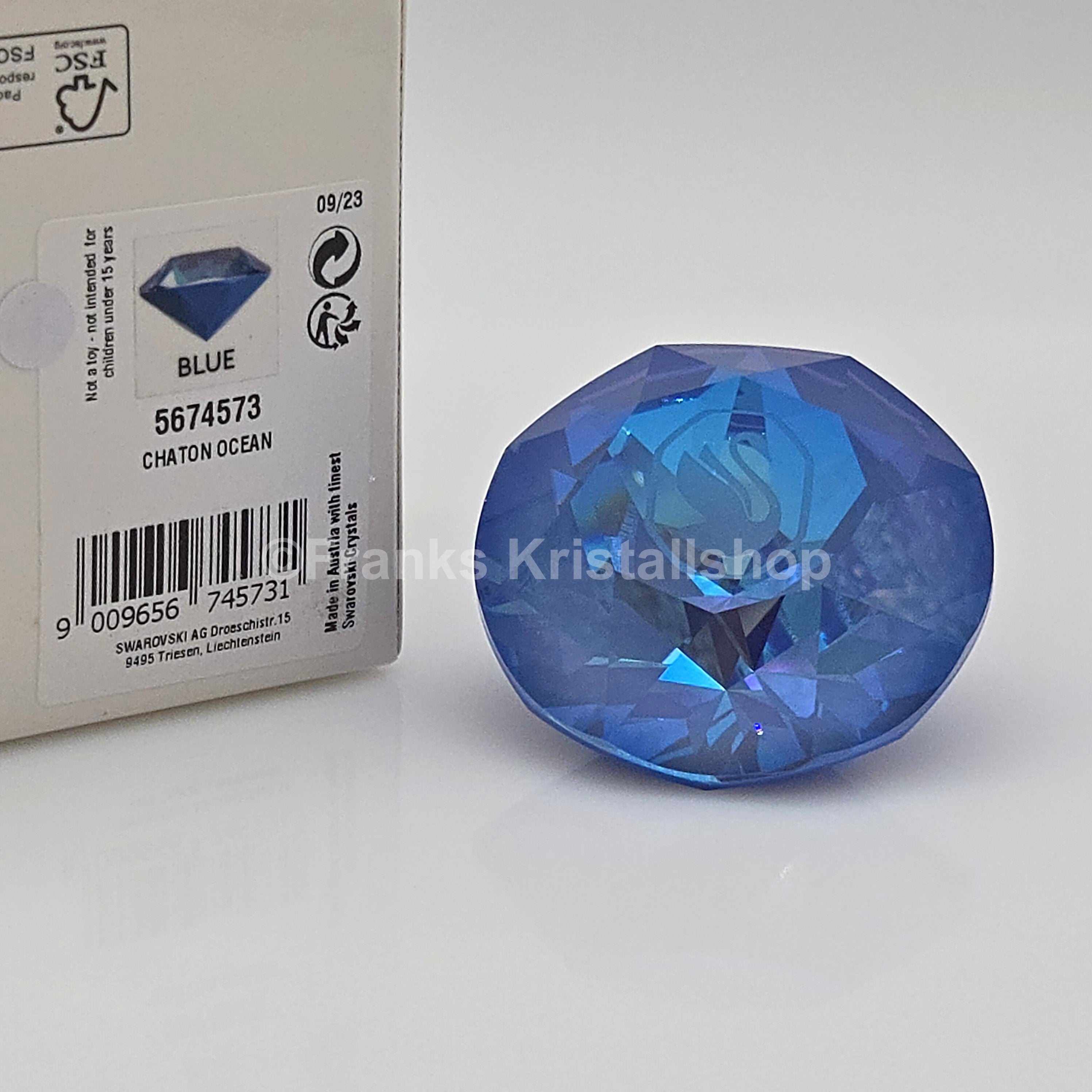 SWAROVSKI Schwan Chaton Exclusive Ocean Blue Blau 5674573