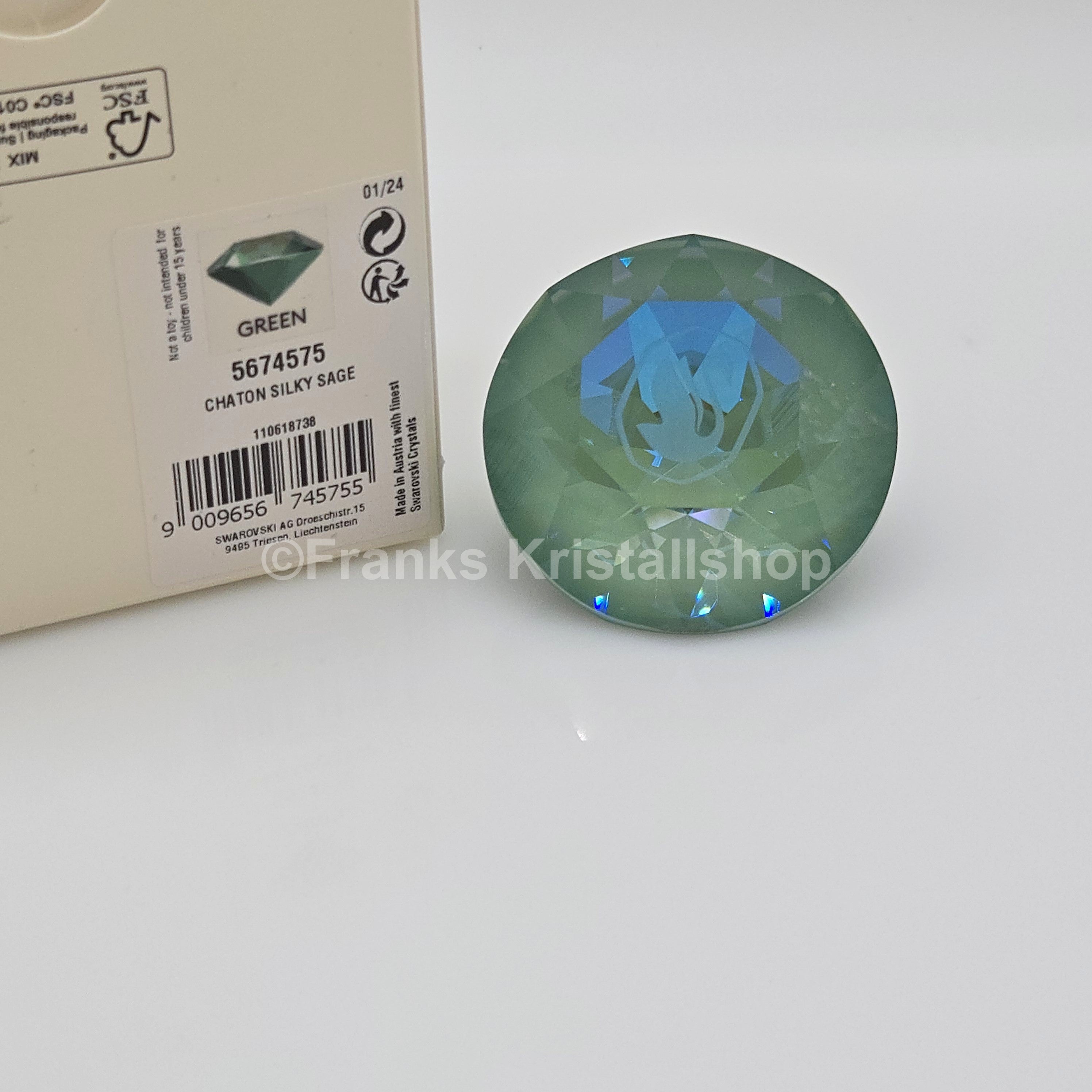 SWAROVSKI Schwan Chaton Exclusive Silky Sage Grün 5674575