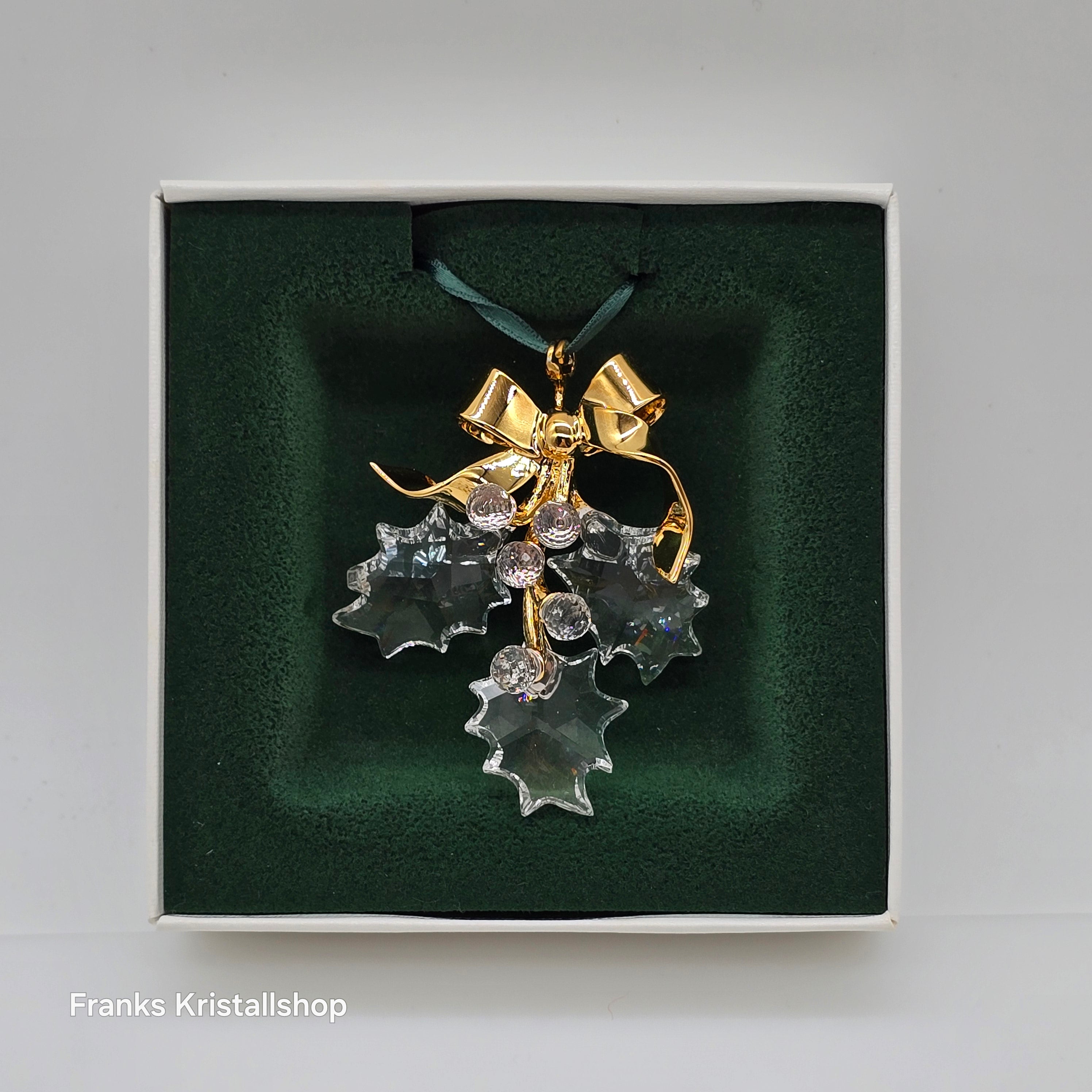 SWAROVSKI Christmas Memories Stechpalmenzweig Ornament 203080
