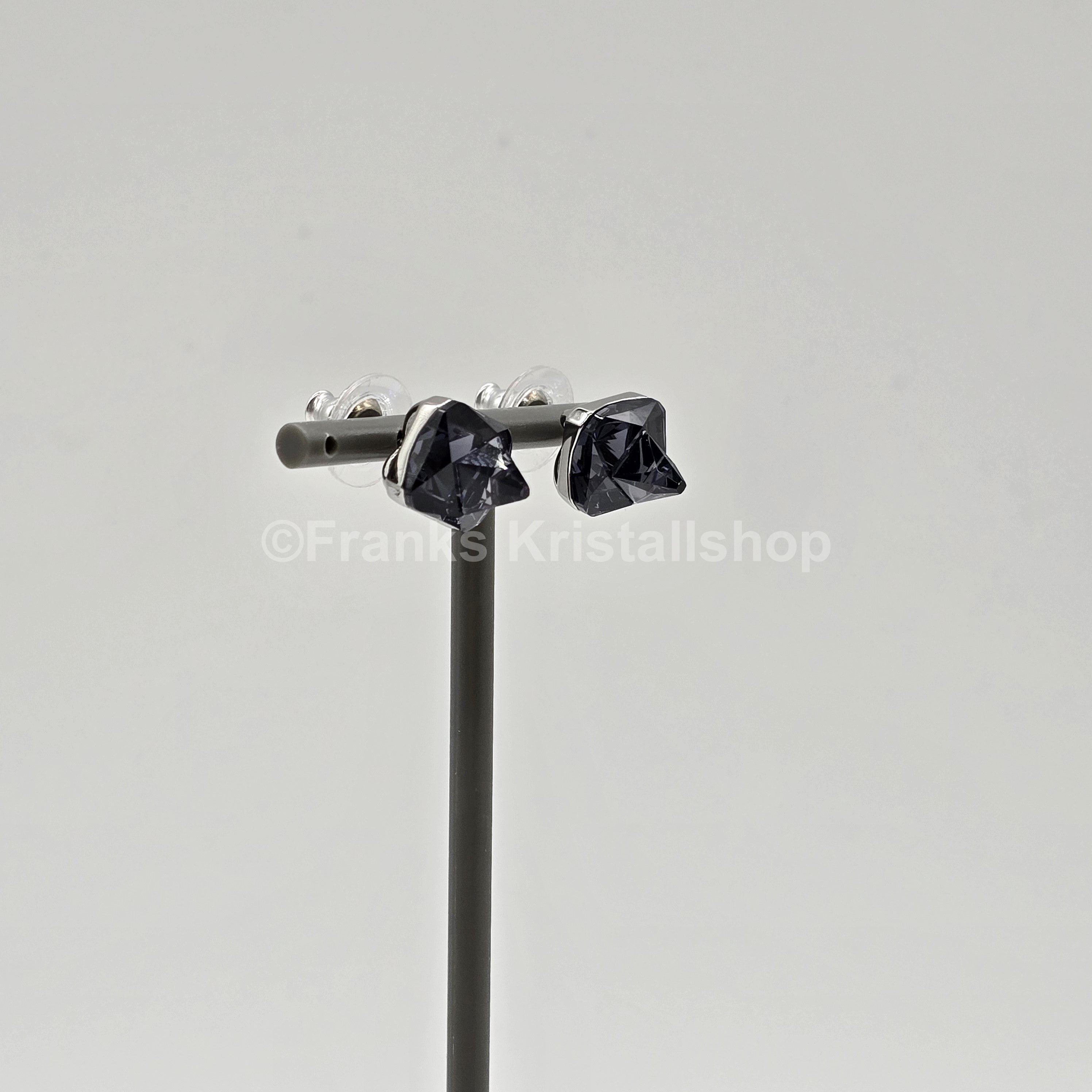 SWAROVSKI Chroma Ohrstecker, Grau, Rhodiniert 5613723