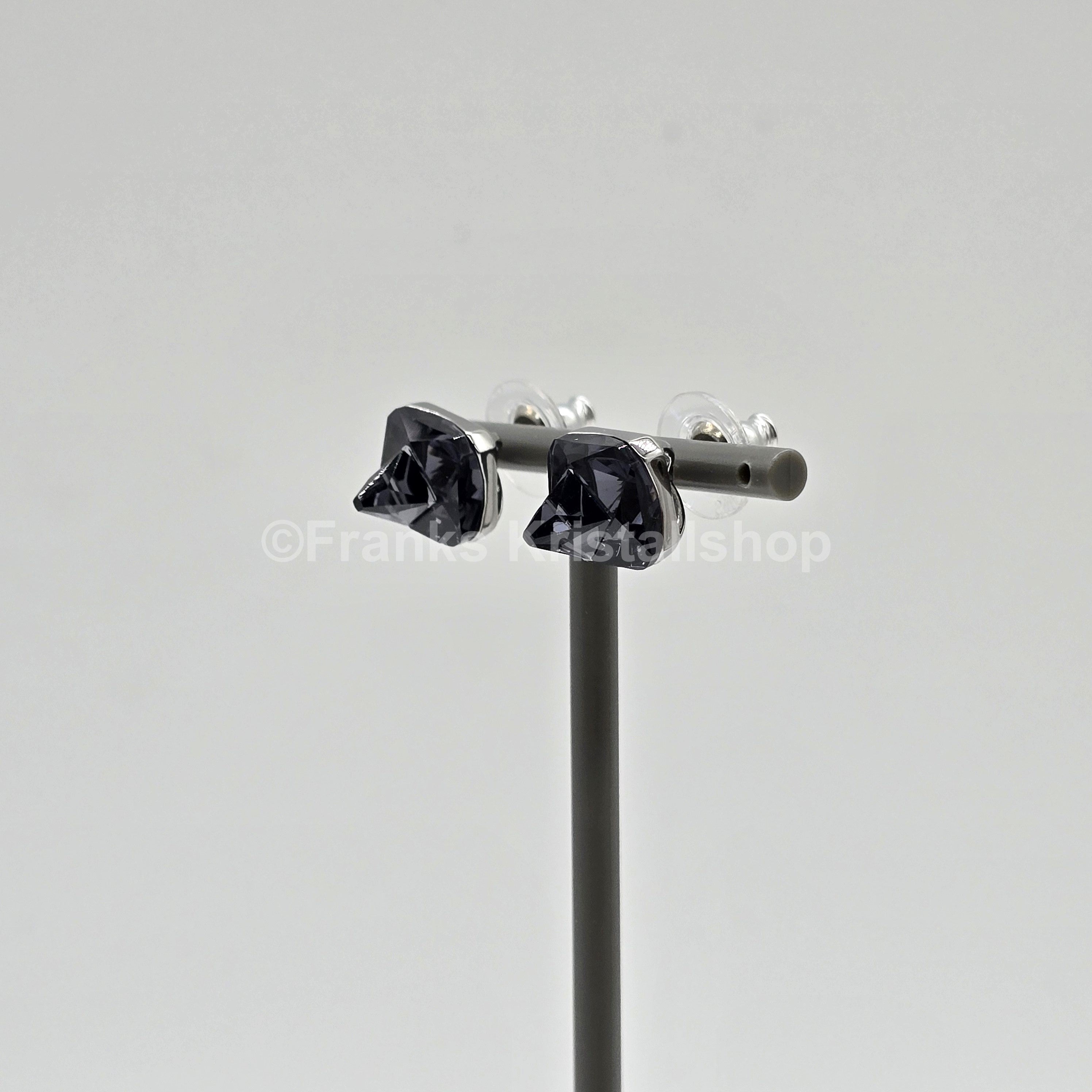 SWAROVSKI Chroma Ohrstecker, Grau, Rhodiniert 5613723