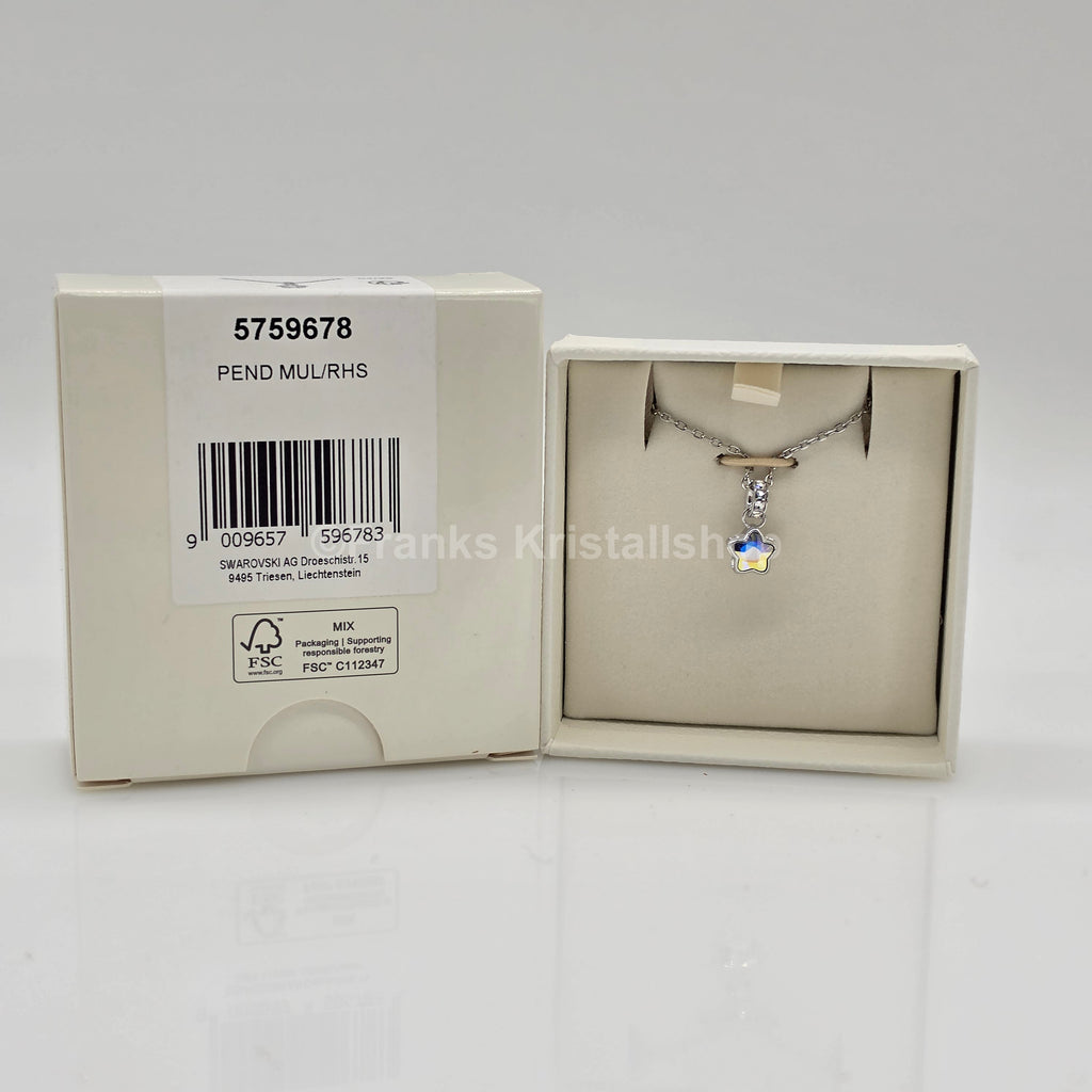 SWAROVSKI Chroma Stern Halskette Weiß, Rhodiniert 5759678