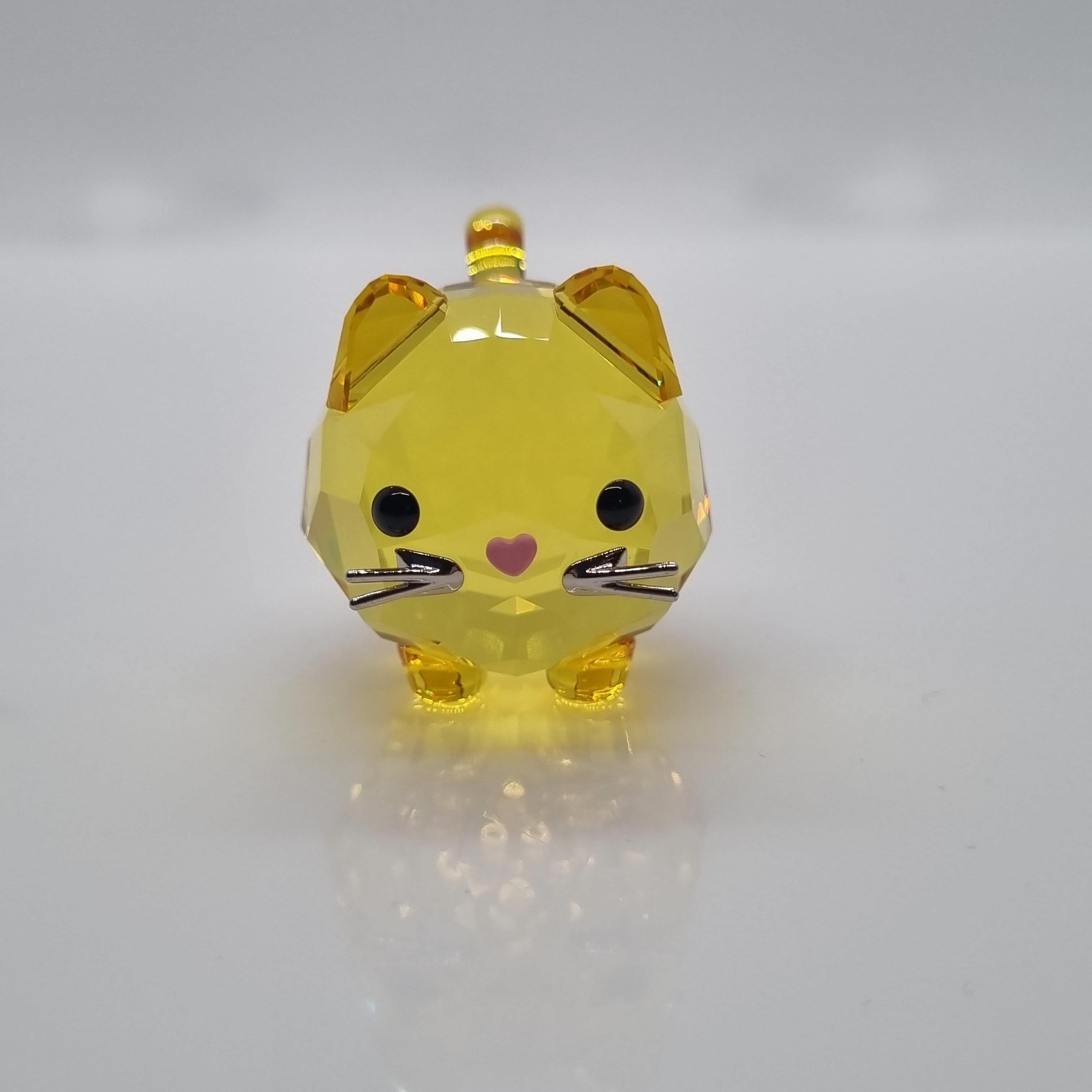 SWAROVSKI Katze Chubby Cats Yellow Katze Gelb 5658325