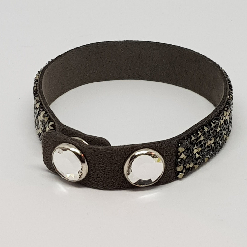 SWAROVSKI Crystal Rock Armband Taupe Grau