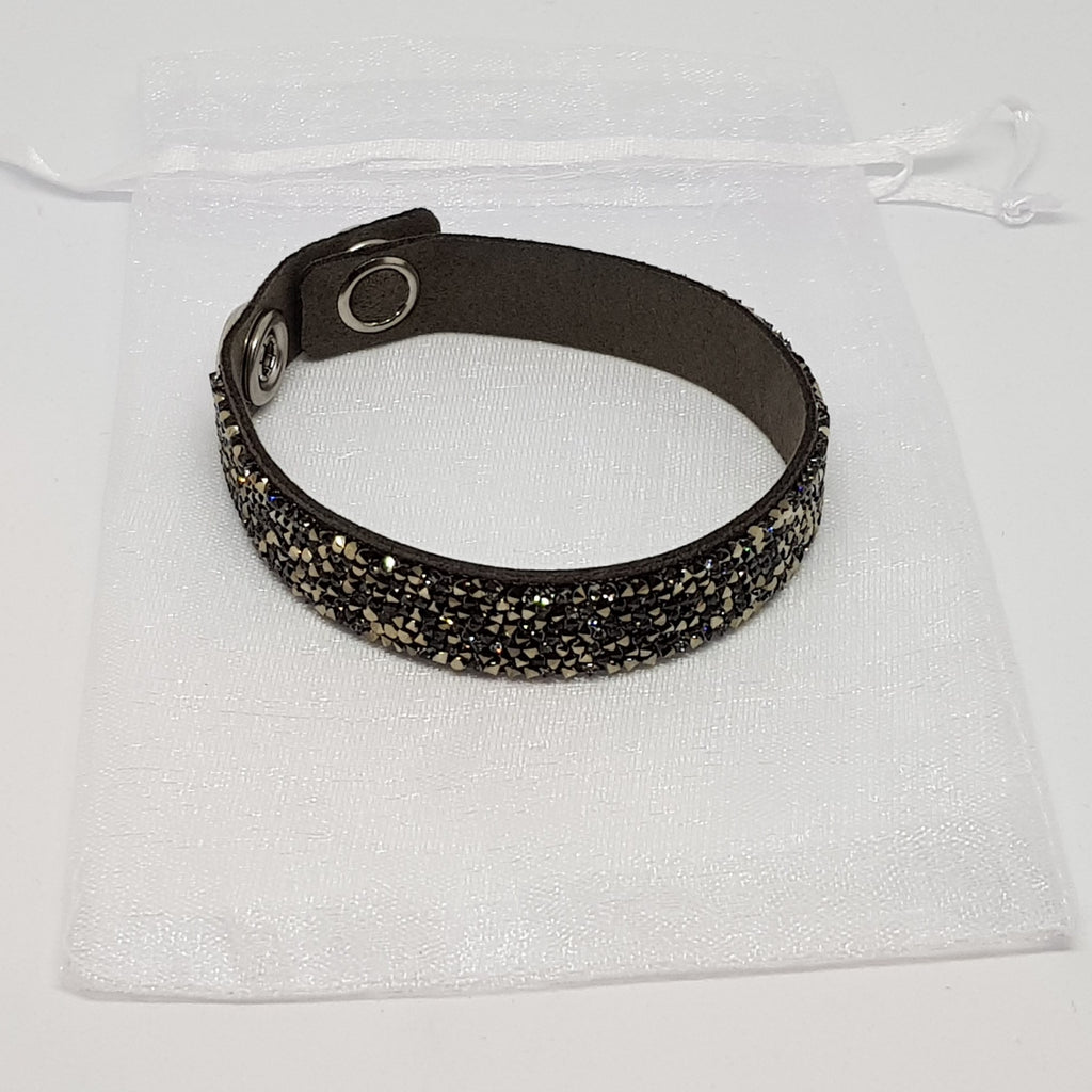 SWAROVSKI Crystal Rock Armband Taupe Grau