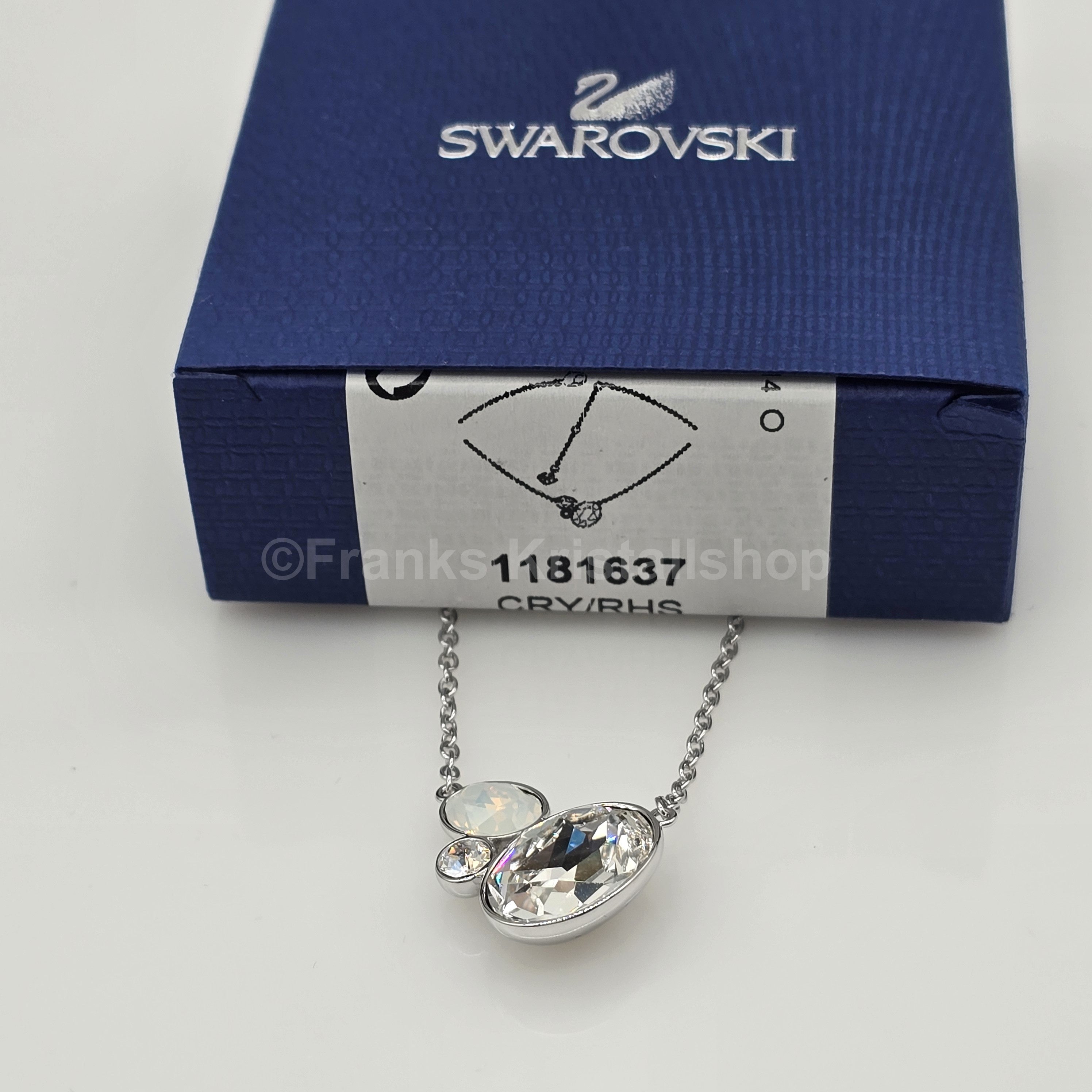 SWAROVSKI Crystal Tasso Halskette Rhodiniert 1181637