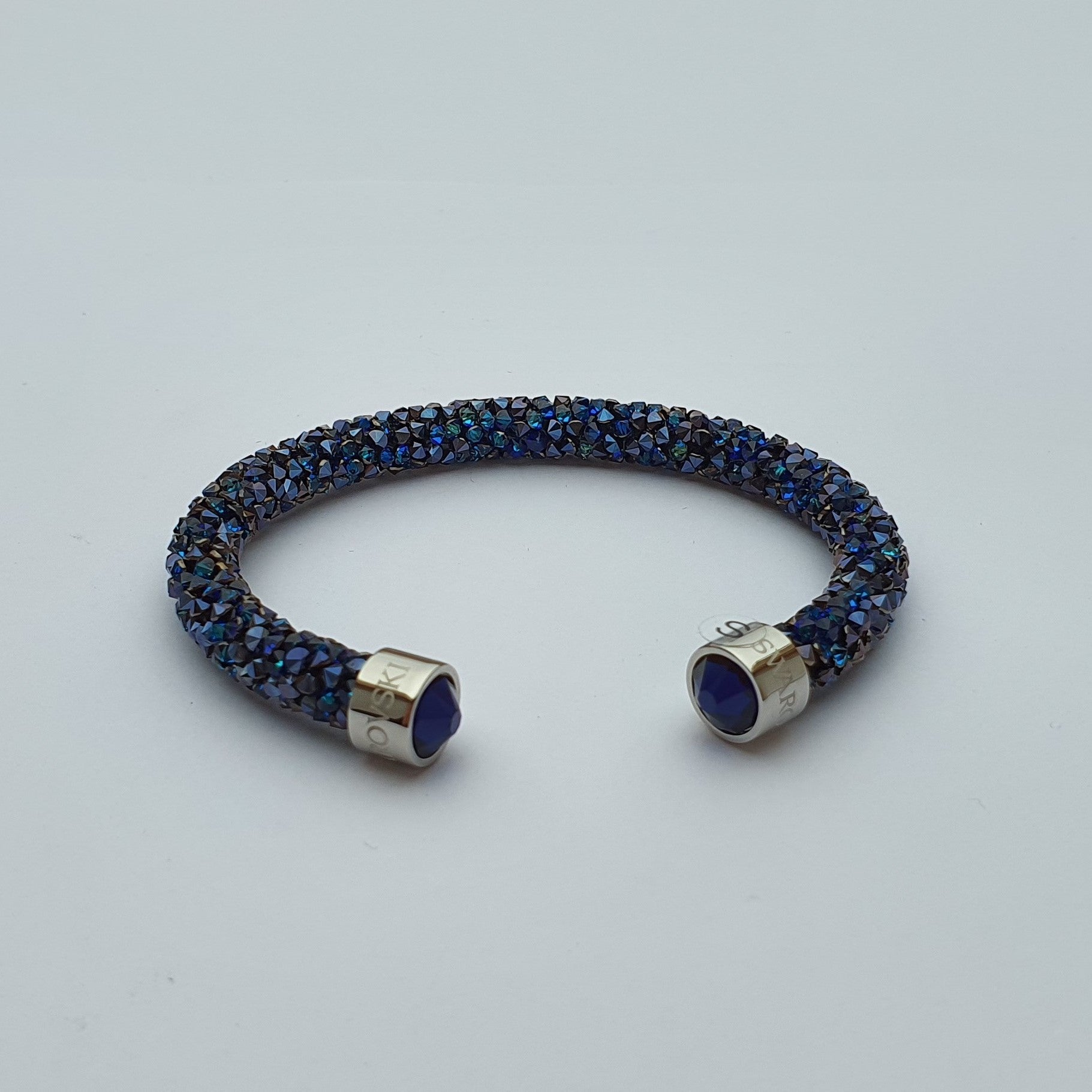 SWAROVSKI Crystaldust Armreif Größe S Blau Blue 5255911