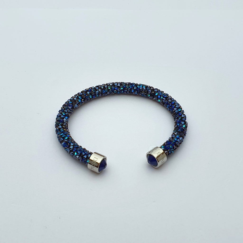 SWAROVSKI Crystaldust Armreif Größe M Blau 5250068